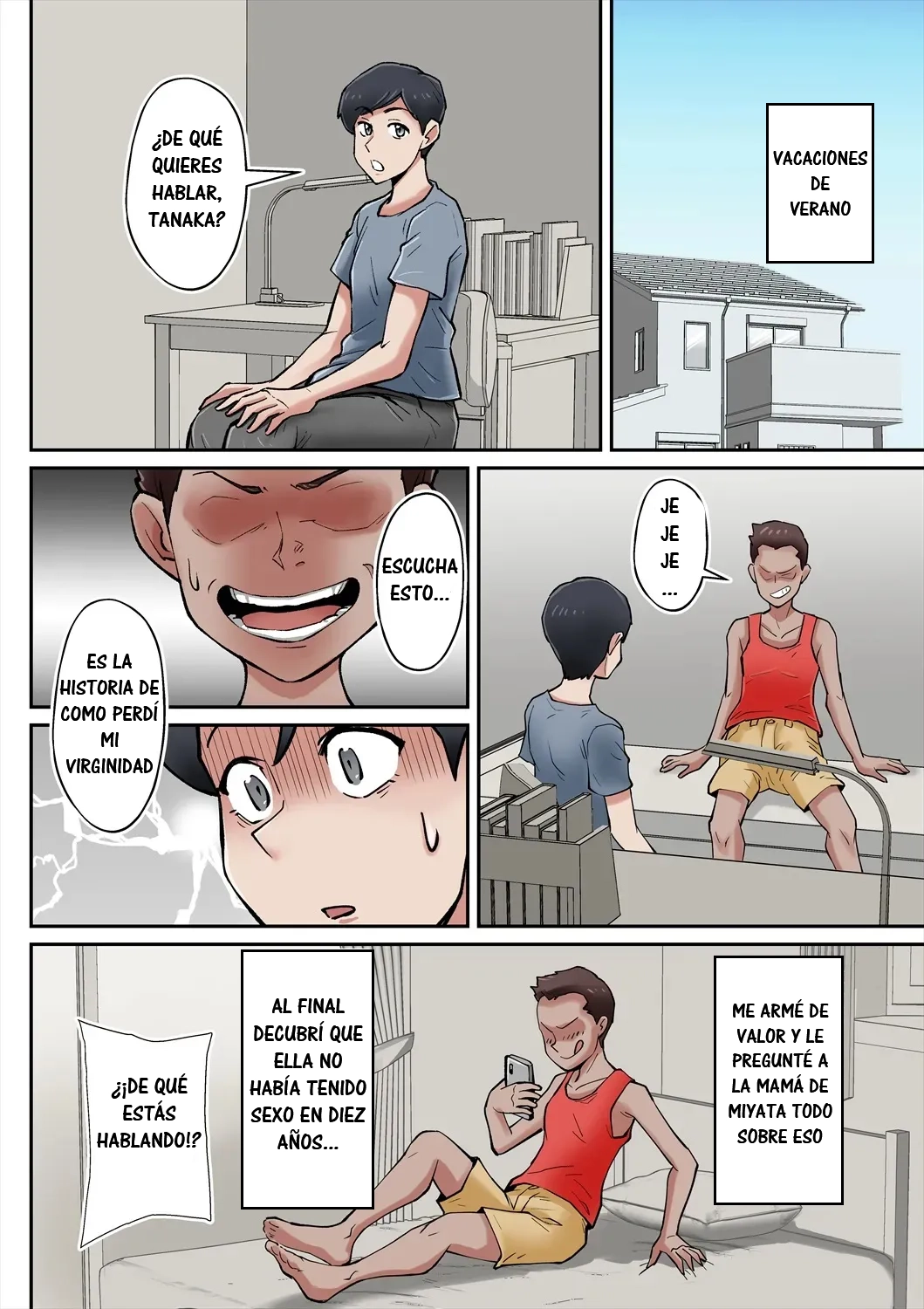 [Souboukin (Nobishiro)] Ore mo Miyata no Okaa-san Suki datta no ni!｜¡¡Yo También Quiero Tener Sexo con La Madre de Mayata!! [Spanish] [RYU-SHINS] numero di immagine  7