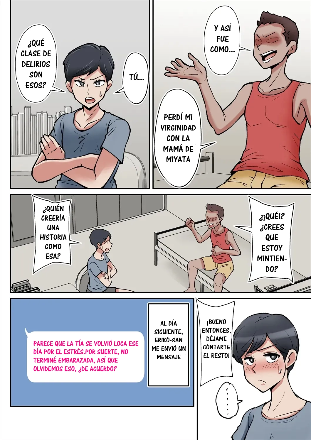 [Souboukin (Nobishiro)] Ore mo Miyata no Okaa-san Suki datta no ni!｜¡¡Yo También Quiero Tener Sexo con La Madre de Mayata!! [Spanish] [RYU-SHINS] numero di immagine  17