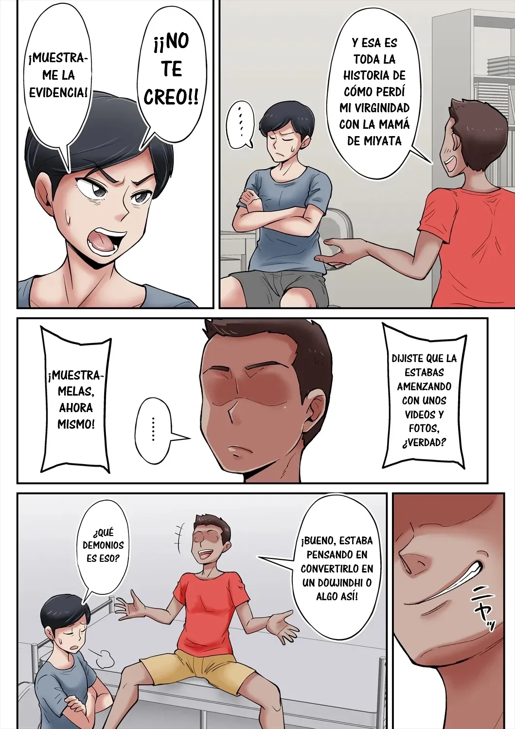 [Souboukin (Nobishiro)] Ore mo Miyata no Okaa-san Suki datta no ni!｜¡¡Yo También Quiero Tener Sexo con La Madre de Mayata!! [Spanish] [RYU-SHINS] numero di immagine  33