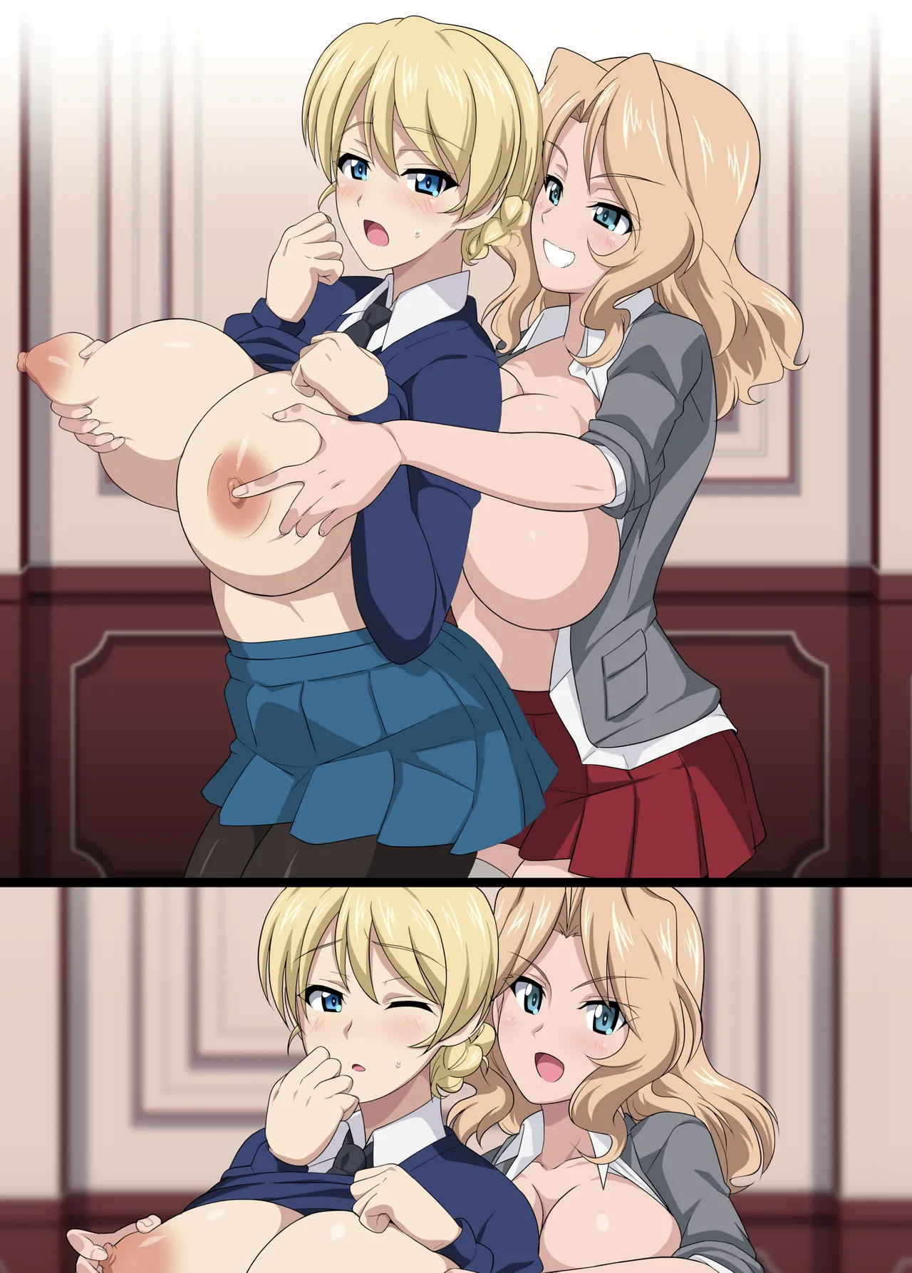 [Nikuniku Anmitsutei (yasuo)] Niyuniyu Houimou (Girls und Panzer) [RATKING機翻] image number 27