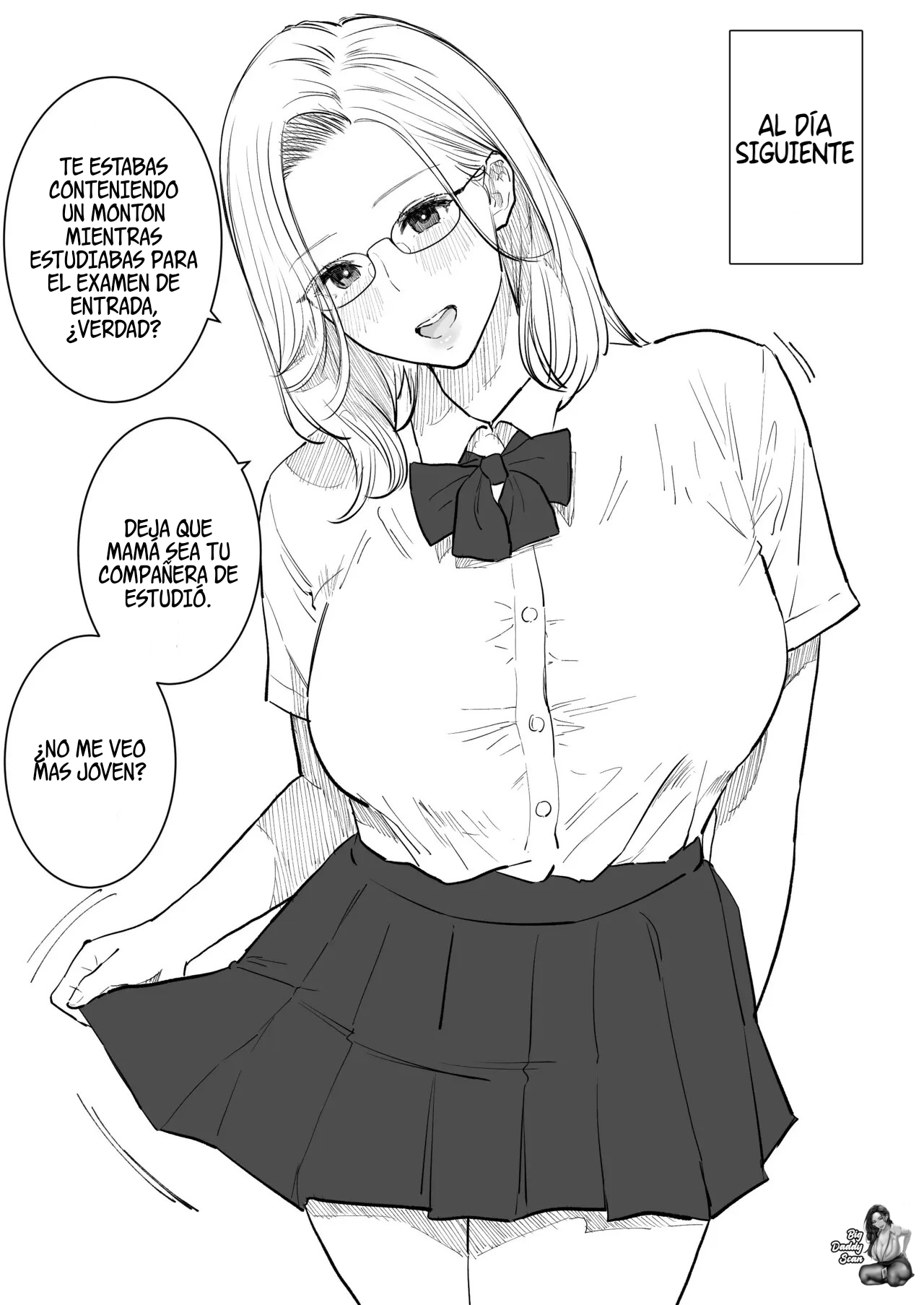 [Junsei Chuurenpoutou] Boshi Koubi ~Kougakureki do Hentai Mama to Nama Nakadashi~ | Sexo Madre E Hijo 🖤 Una Madre Pervertida Con Un Alto Nivel Educativo Y Un Creampie Sin Condon image number 25
