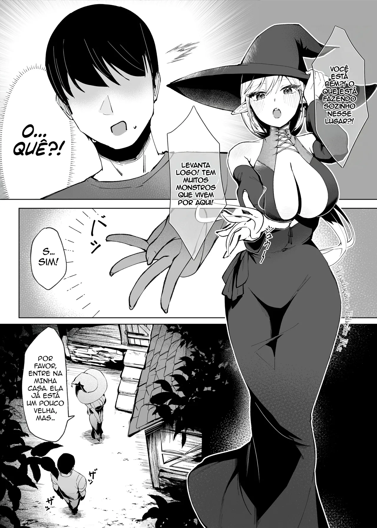 [POTATO BOMB (Chochomi)] Isekai Tensei shitara Seiyoku MAX Majo ni Osoware Doutei Sotsugyou Shichaimashita [pt-BR] [Bakai.org] [Digital] image number 3