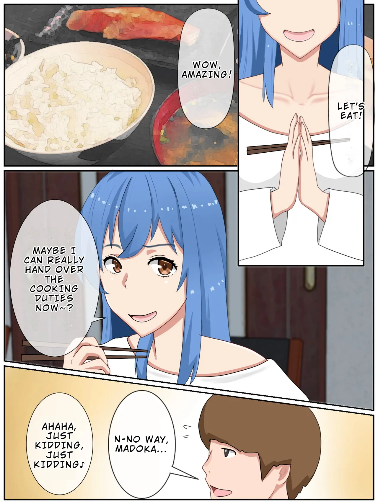 [Saimonke] Uchi no Tsuma wa Jitaku Fuuzokujou (Okuribito-sama Senyou) o Shiteimasu | My Wife Works as a High-end Escort for the Ultra-rich [English] [LKK•Scans] image number 2