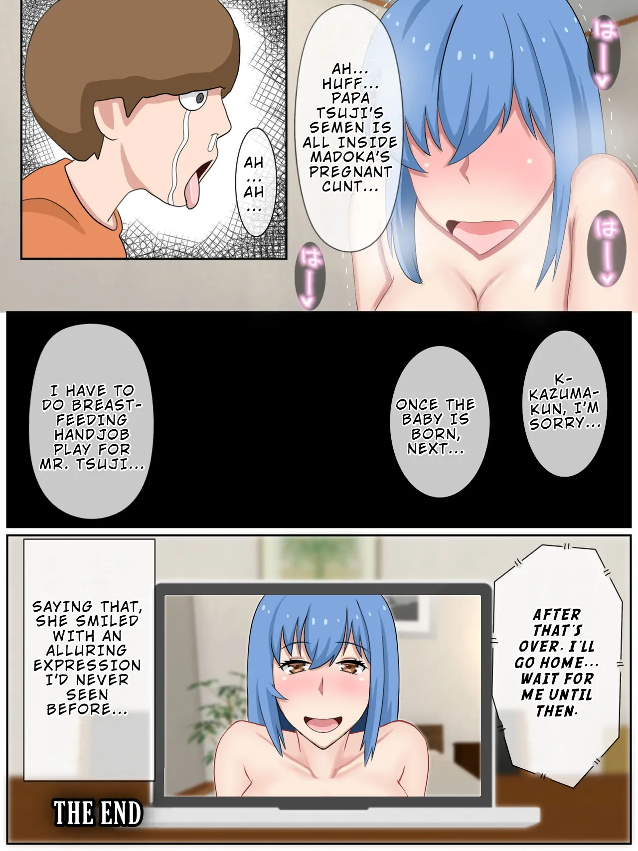 [Saimonke] Uchi no Tsuma wa Jitaku Fuuzokujou (Okuribito-sama Senyou) o Shiteimasu | My Wife Works as a High-end Escort for the Ultra-rich [English] [LKK•Scans] image number 55