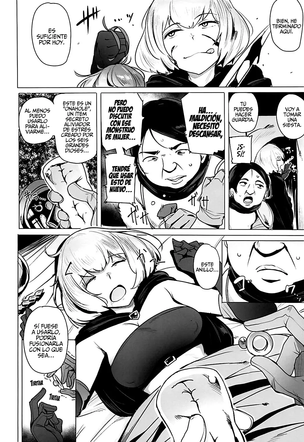 (COMIC1☆13) [wakamaker (wakamesan)] OVER HOLE (Overlord) [Spanish] [Moryango] image number 4