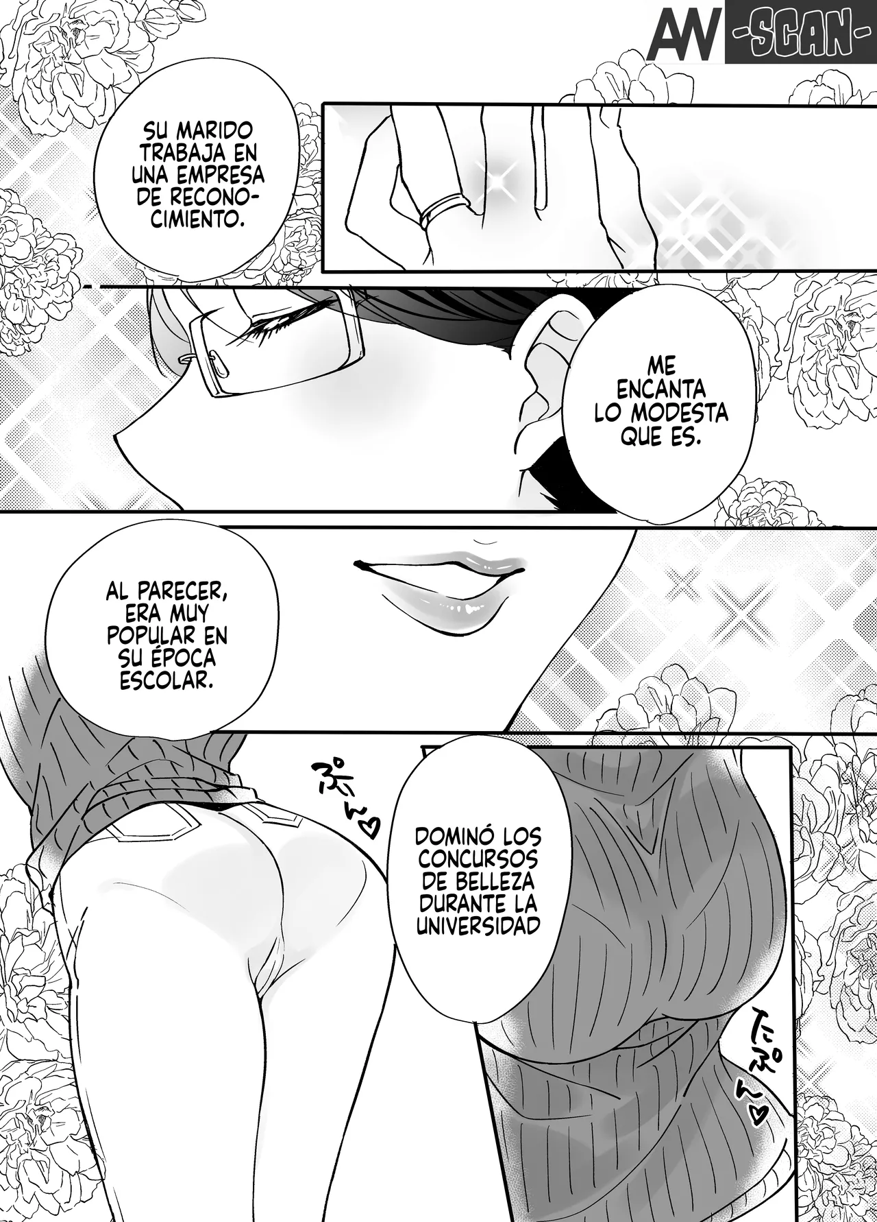 [Mofumofu Kenkou Kumiai (Mofukichi)] Akogare - Hitozuma Kyoushi wa Yowami o Nigirare Netorareru｜Akogare - Una Maestra Casada es Atrapada con su Secreto [Spanish] [Andreww857 = -A.W. SCAN-] image number 7