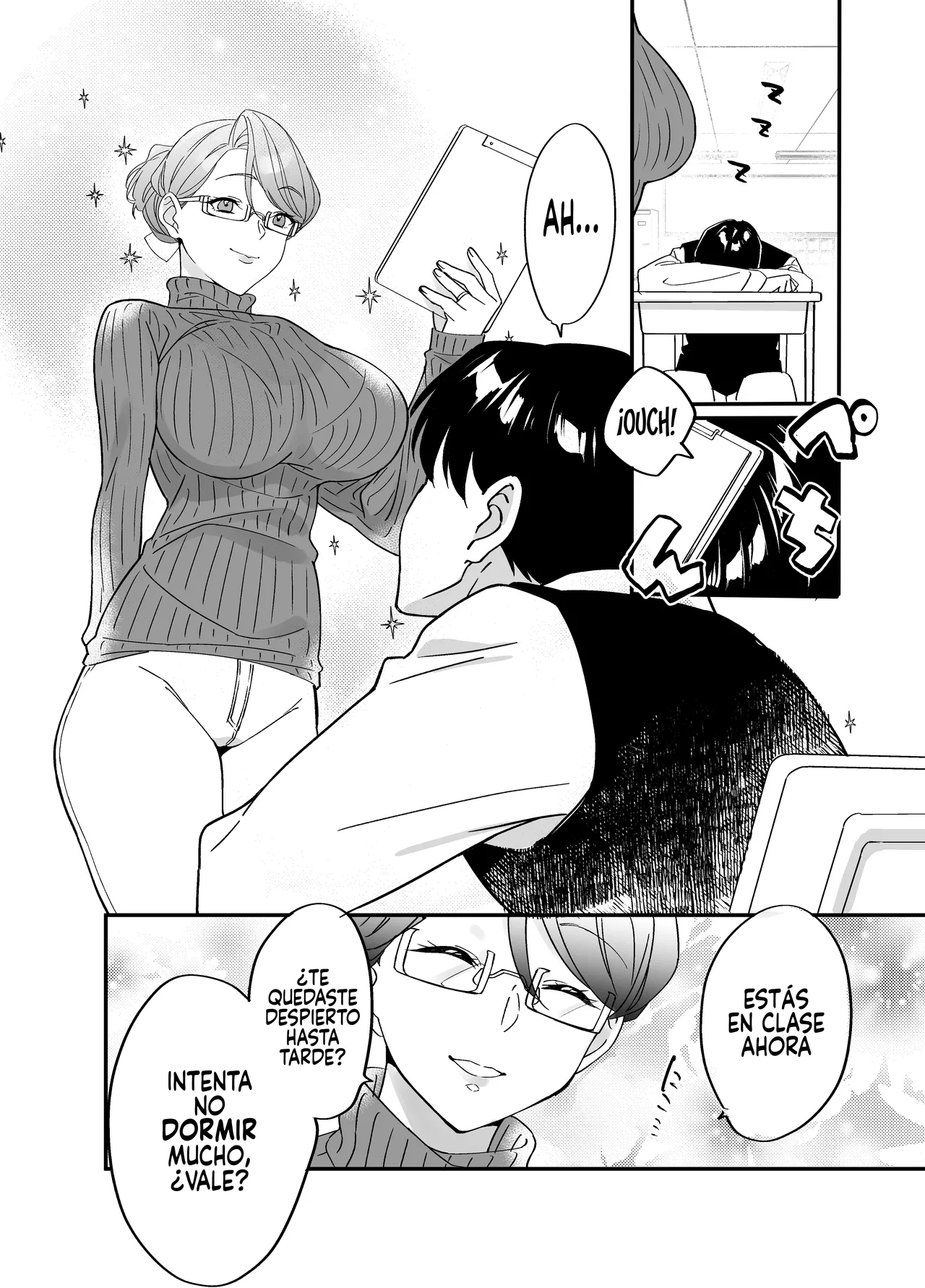 [Mofumofu Kenkou Kumiai (Mofukichi)] Akogare - Hitozuma Kyoushi wa Yowami o Nigirare Netorareru｜Akogare - Una Maestra Casada es Atrapada con su Secreto [Spanish] [Andreww857 = -A.W. SCAN-] image number 8