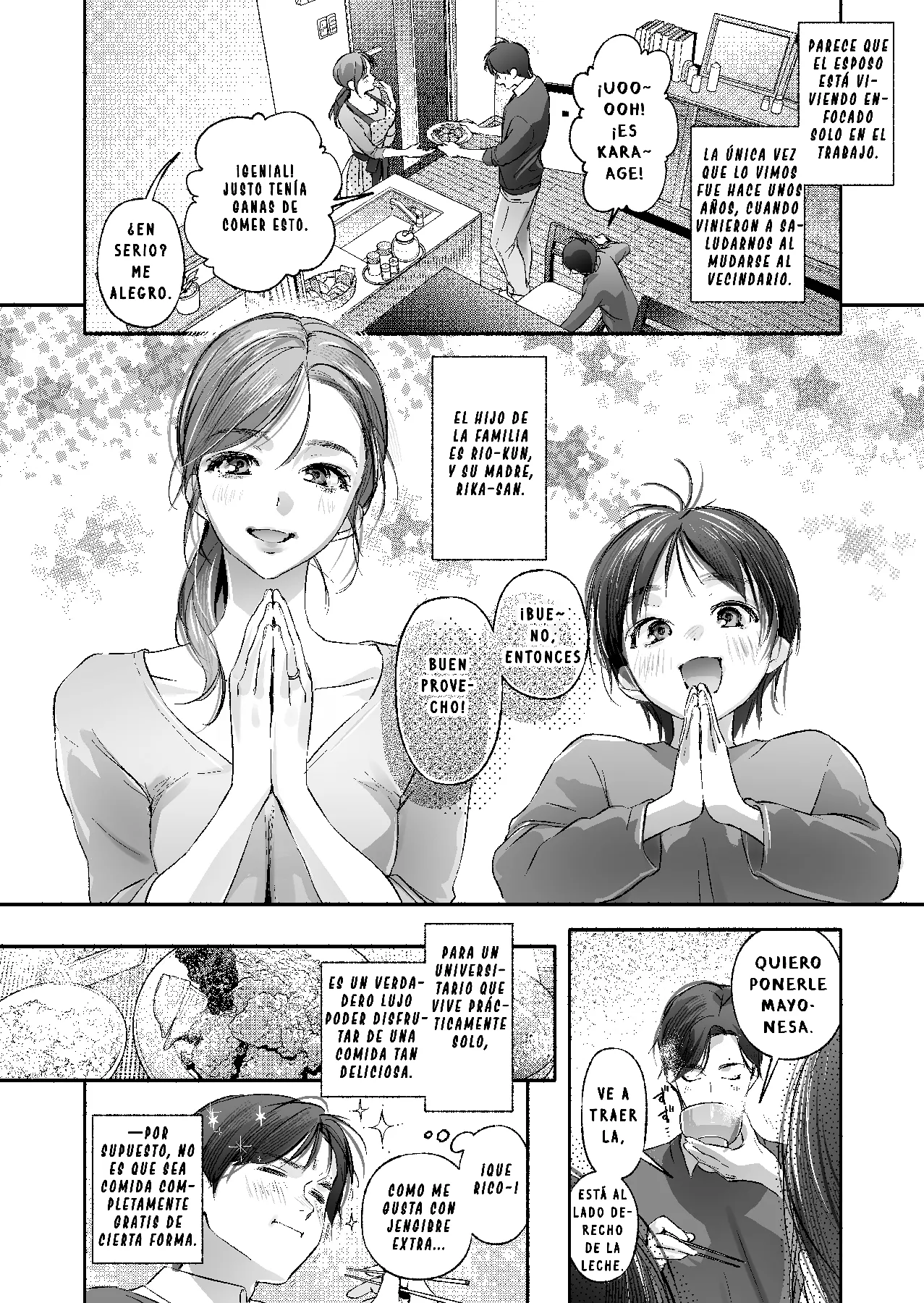 [Irodori Gyuunyuu 4.5% (Higashide Irodori)] Trop 1 ~ Onabare Hitozuma no Sango Shojo o Itadakimasu~ [Spanish] 이미지 번호 11