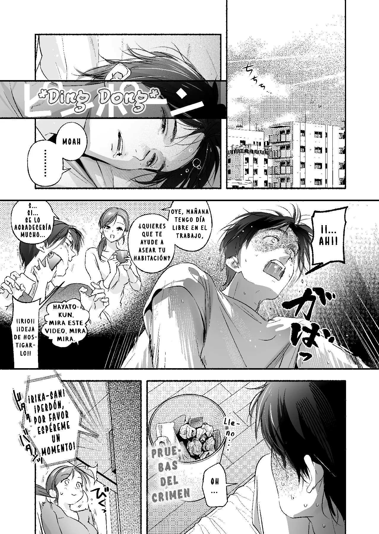 [Irodori Gyuunyuu 4.5% (Higashide Irodori)] Trop 1 ~ Onabare Hitozuma no Sango Shojo o Itadakimasu~ [Spanish] 이미지 번호 16