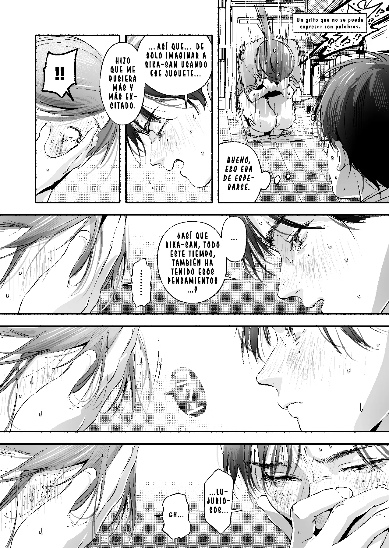 [Irodori Gyuunyuu 4.5% (Higashide Irodori)] Trop 1 ~ Onabare Hitozuma no Sango Shojo o Itadakimasu~ [Spanish] 이미지 번호 21