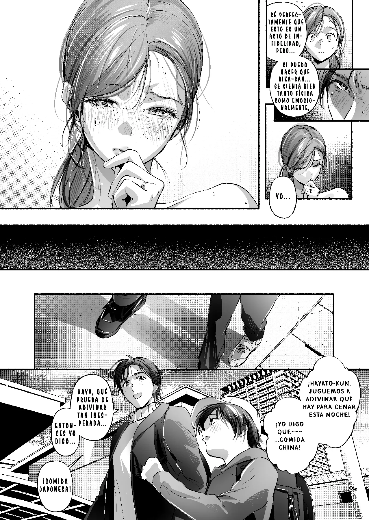 [Irodori Gyuunyuu 4.5% (Higashide Irodori)] Trop 1 ~ Onabare Hitozuma no Sango Shojo o Itadakimasu~ [Spanish] 이미지 번호 57