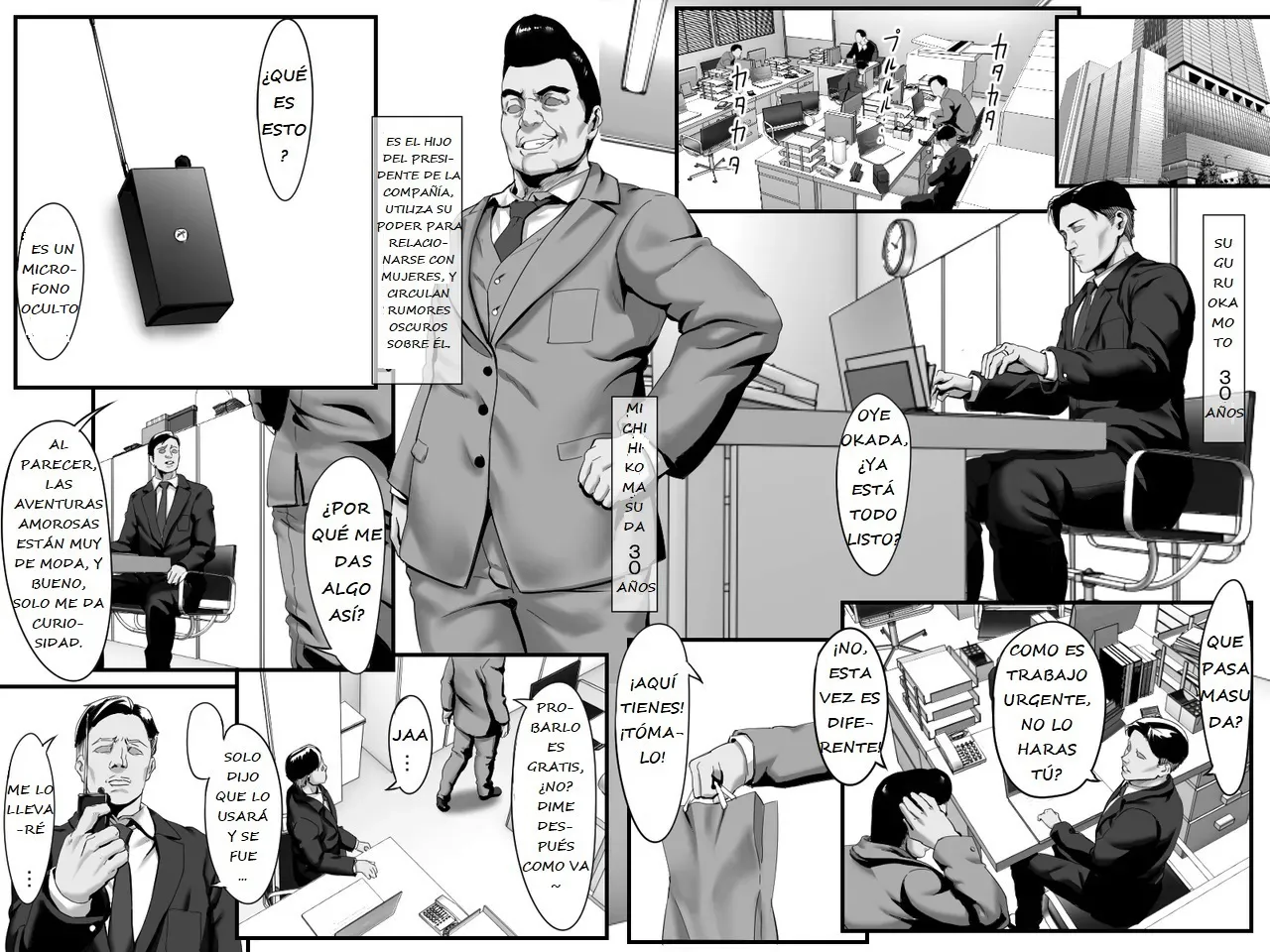 [Spongehead (Daruguxwa)] Douryou no Susume de Ie ni Touchouki o Shikaketara, Tsuma ga Furin Shite Ita Hanashi | UNA HISTORIA SOBRE COMO UN COLEGA DE TRABAJO ME SUGIRIO INSTALAR UN MICROFONO OCULTO Y DESCUBRI QUE MI ESPOSA ME ERA INFIEL [Spanish] image number 2