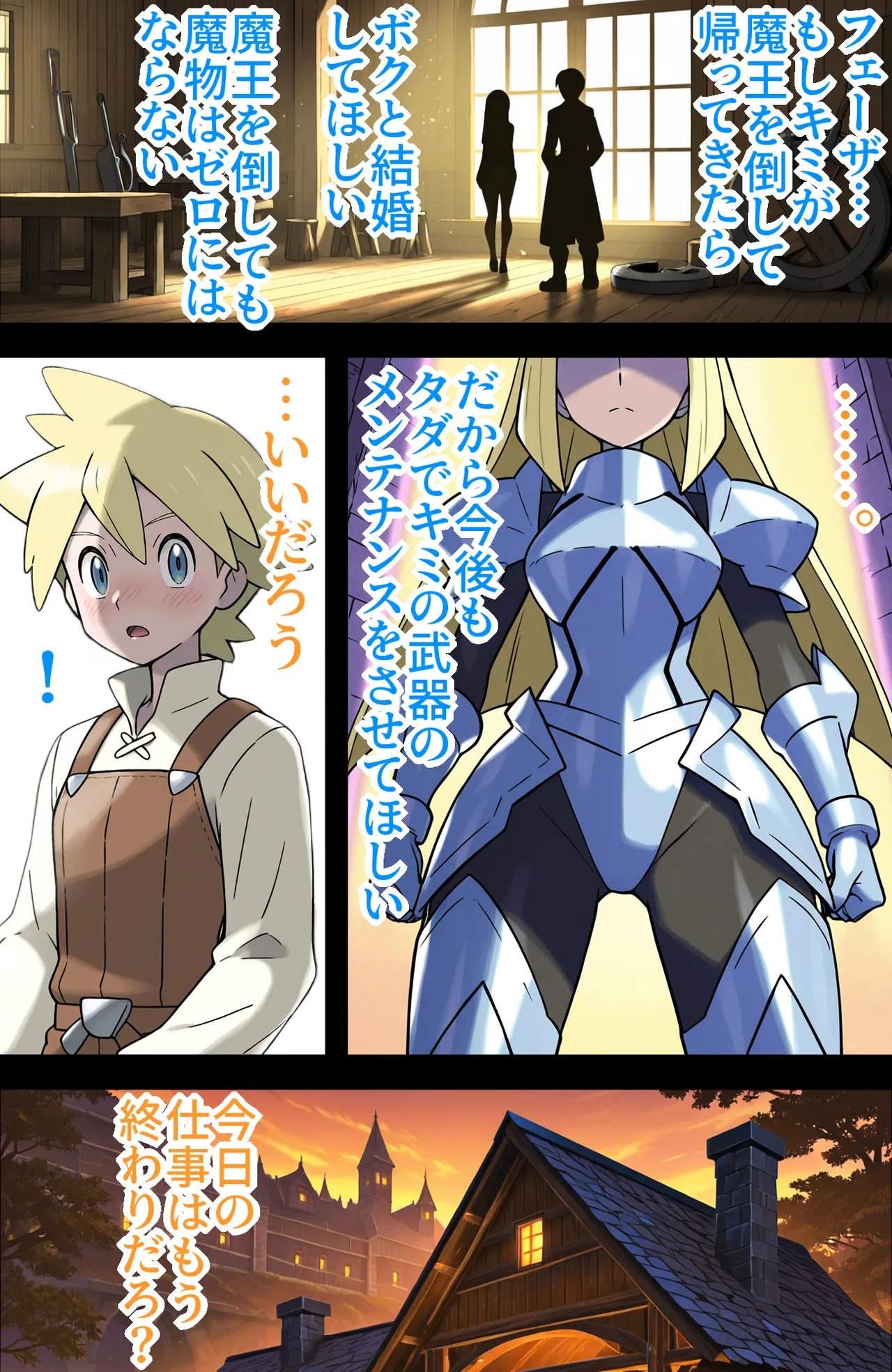 [私立 ななつ星中] 宿屋のおじさん-消えた３人の女勇者- [AI Generated] 이미지 번호 48