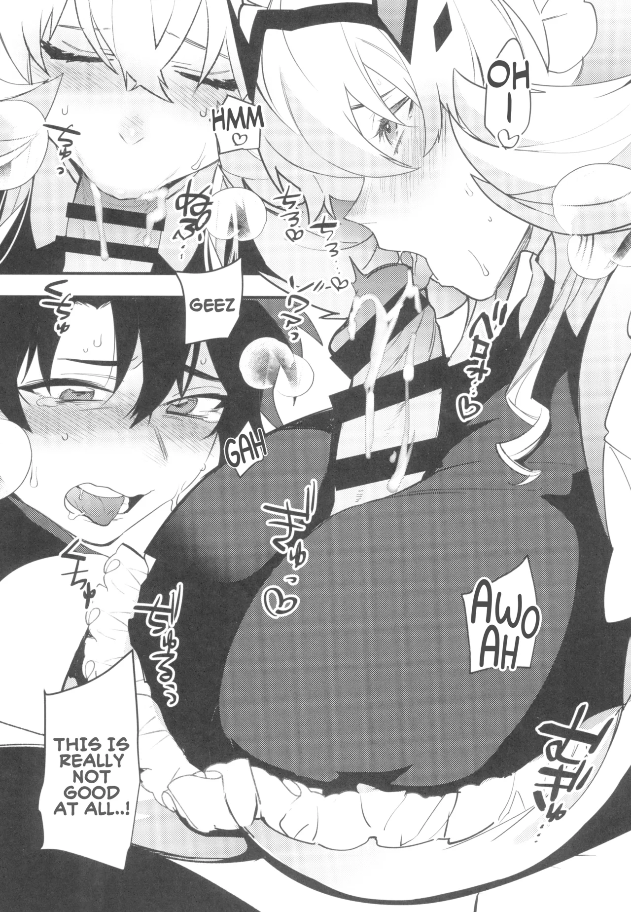 (C103) [Ash wing (Makuro)] Maid-san ni Yasashiku Taberareru | Getting gently eaten by the maid (Fate/Grand Order) [English] 图片编号 6