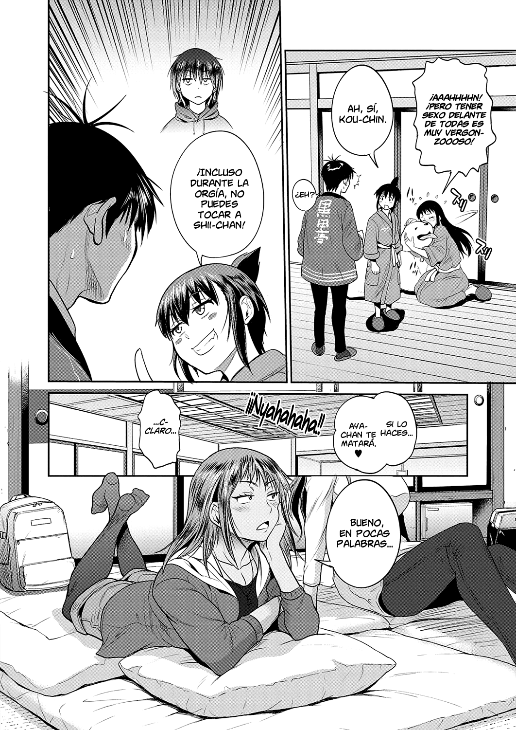 [DISTANCE] Jyoshi Luck! ~2 Years Later~ Ch. 14 (COMIC ExE 26) [Spanish] [NicoNiiScans] [Digital] numero di immagine  6