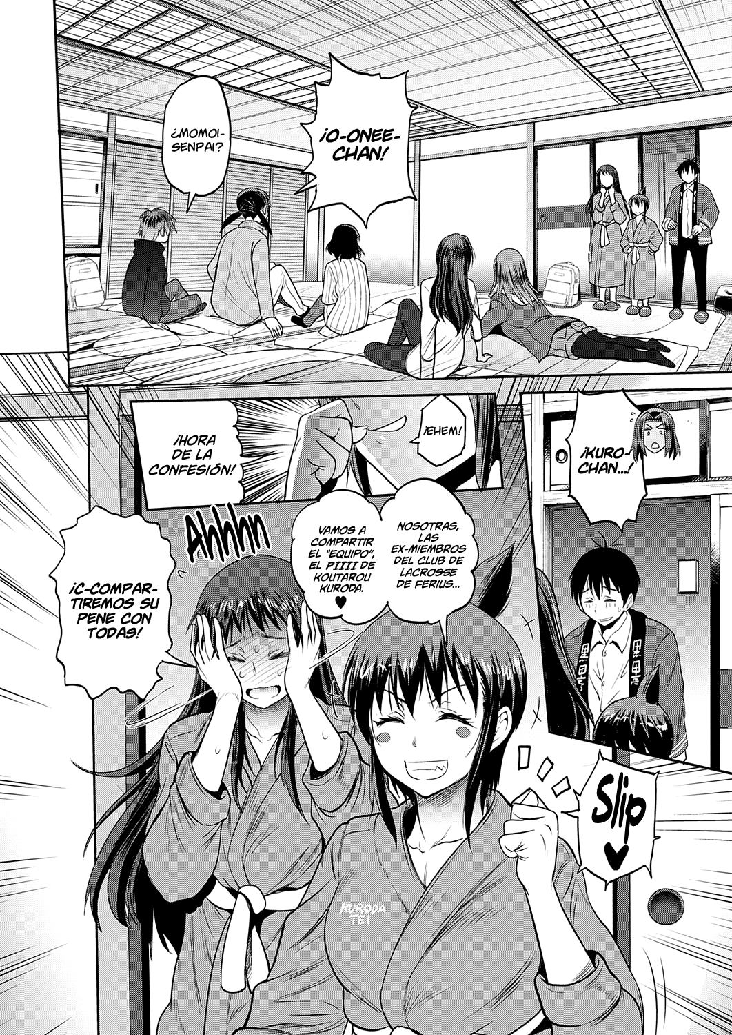 [DISTANCE] Jyoshi Luck! ~2 Years Later~ Ch. 14 (COMIC ExE 26) [Spanish] [NicoNiiScans] [Digital] numero di immagine  10