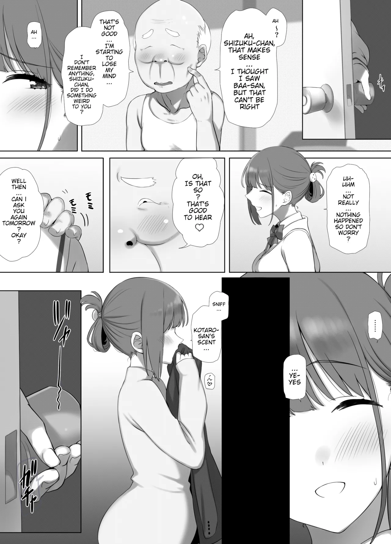 [k-Ten] Osanazuma Shizuku-chan no Netorare Shinkon Seikatsu -Sono Pichipichi no Karada o Tonari no Saitei Ero Jijii no Dekachin de Musaborareru JK Osanazuma- [English] 画像番号 24