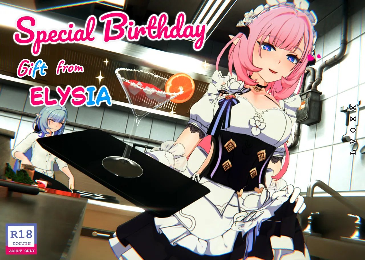 [Lvoxx]♪Miss Elf's Kitchen♬（honkai gakuen）[aqiaoge个人汉化] image number 1