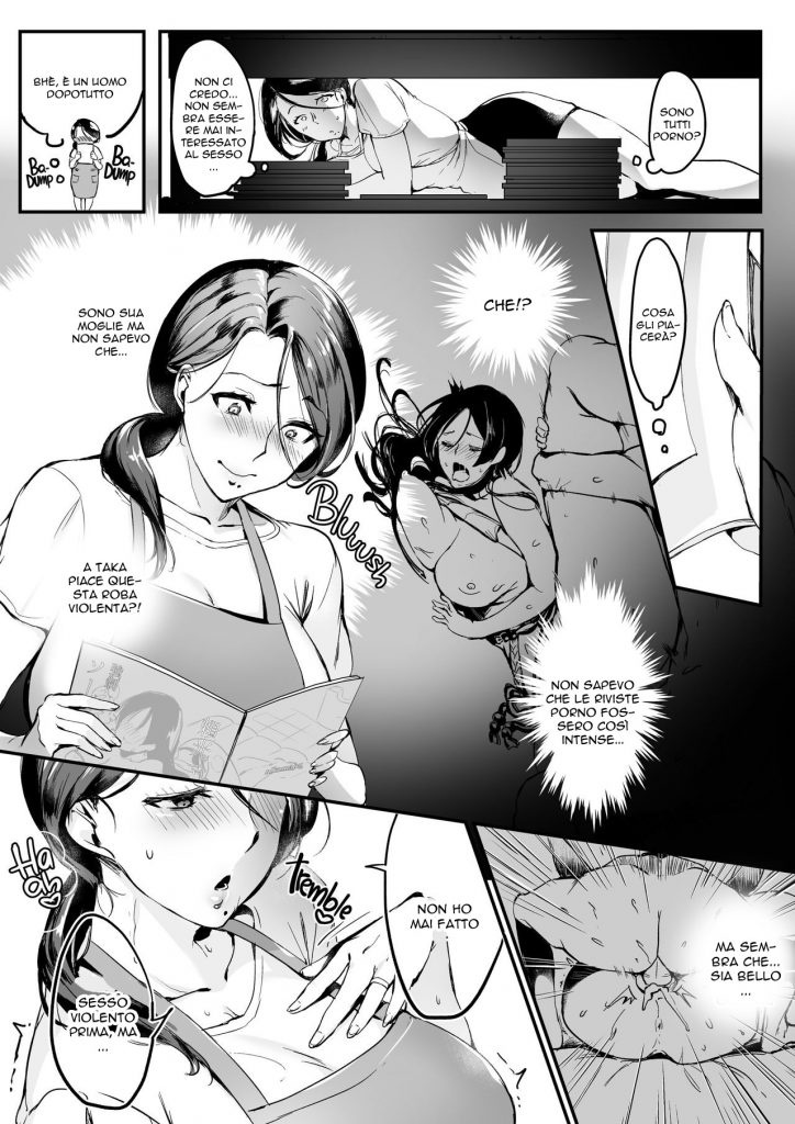 [Hatake no Oniku (Minamoto)] Tsuma ni Damatte Sokubaikai ni Ikun ja Nakatta 1 | Le Fantasie Di Una Moglie 1 [Italian] [Decensored] [Digital] 图片编号 3