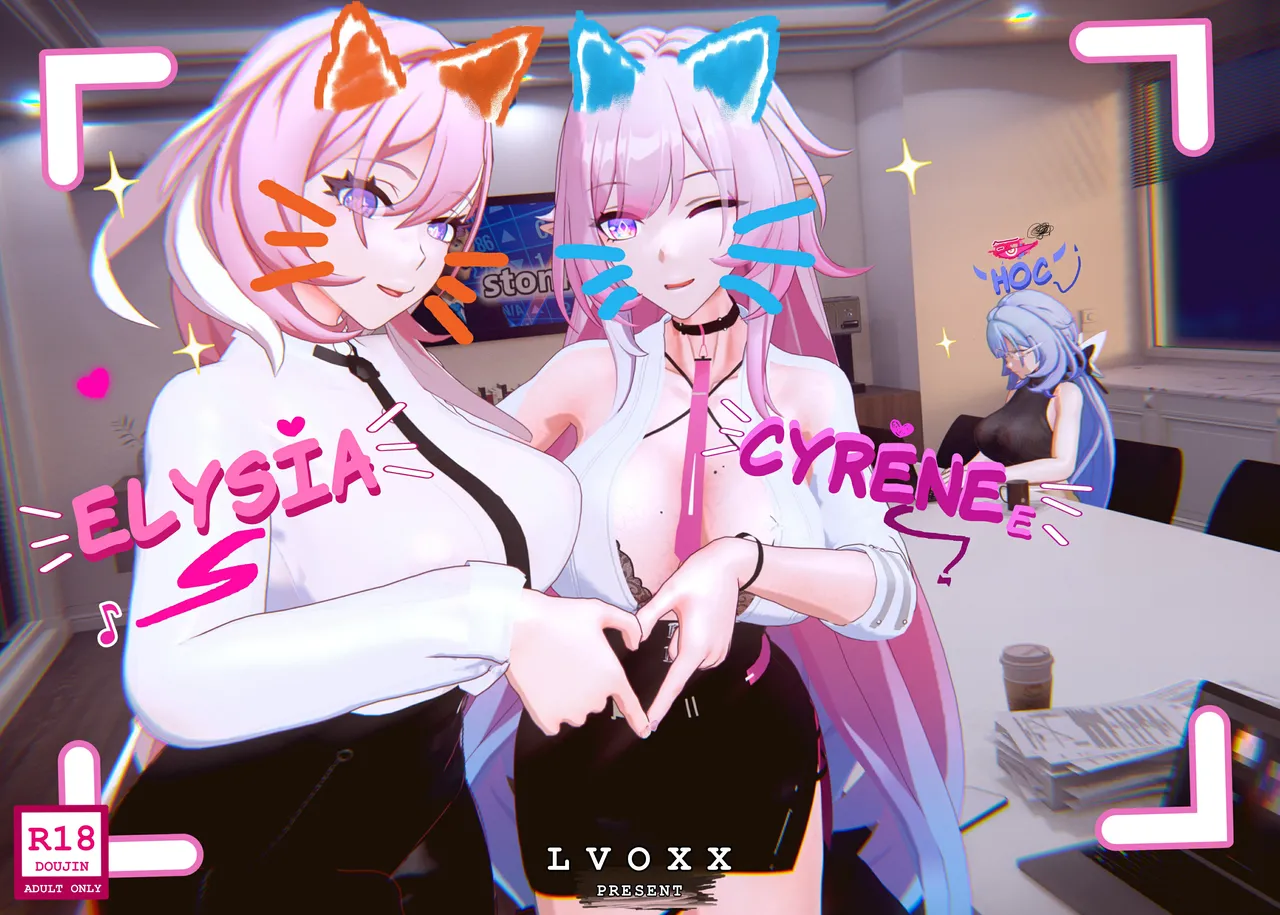 [Lvoxx]♪Elysia Cyrene  Erosion♬（honkai gakuen）[aqiaoge个人汉化] image number 1
