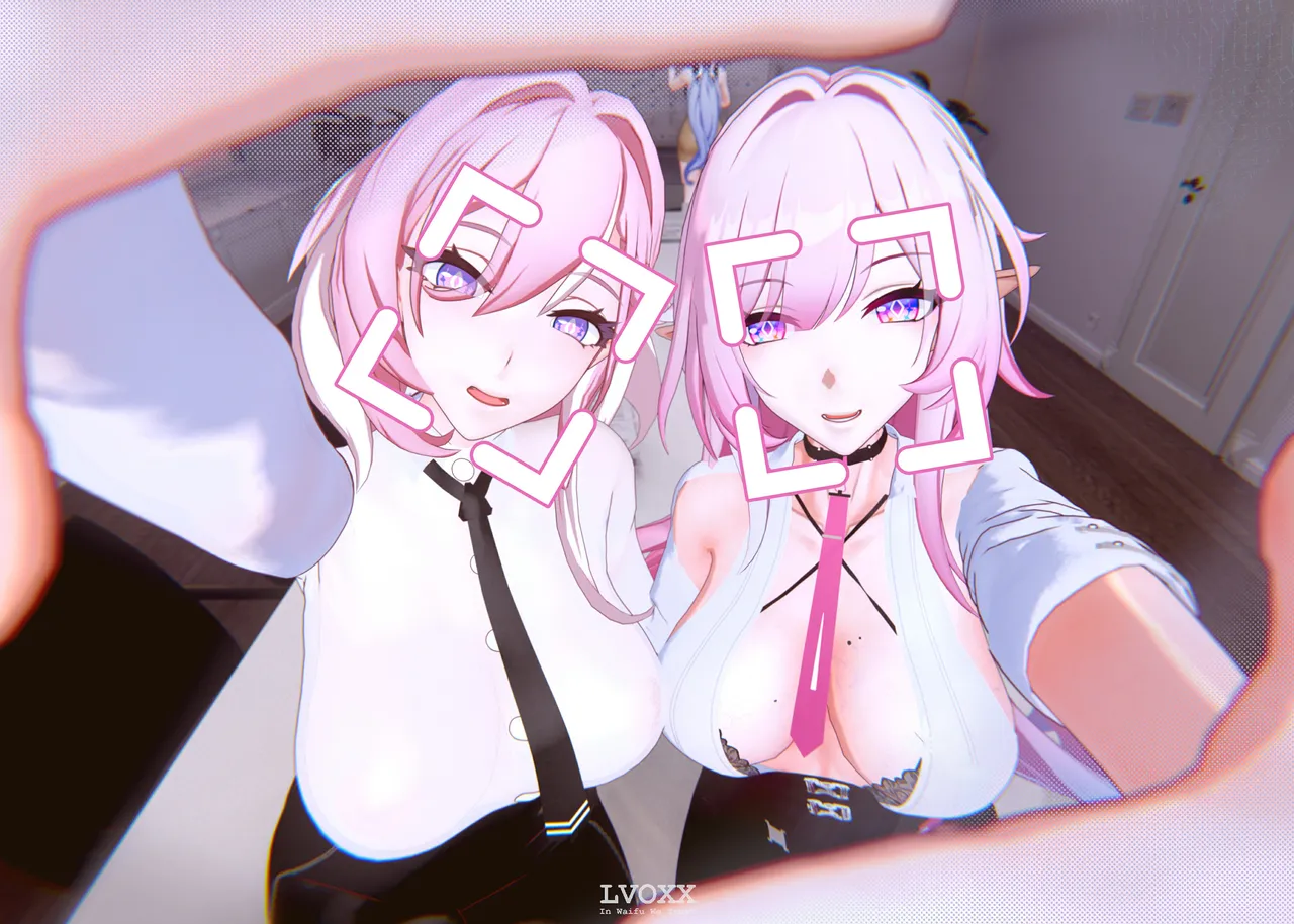 [Lvoxx]♪Elysia Cyrene  Erosion♬（honkai gakuen）[aqiaoge个人汉化] image number 2