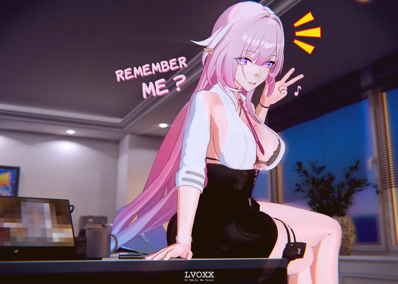 [Lvoxx]♪Elysia Cyrene  Erosion♬（honkai gakuen）[aqiaoge个人汉化] image number 31