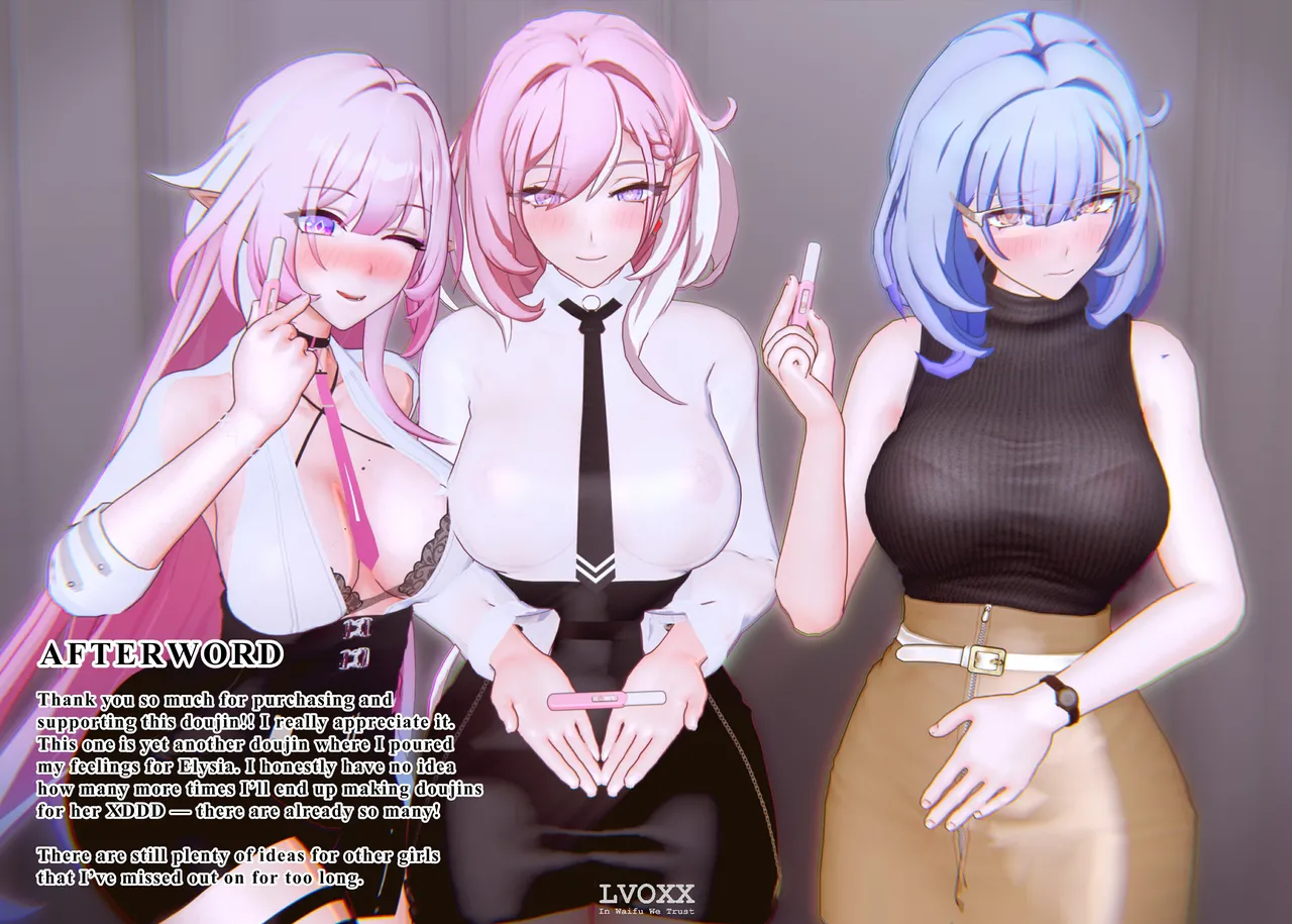 [Lvoxx]♪Elysia Cyrene  Erosion♬（honkai gakuen）[aqiaoge个人汉化] image number 33