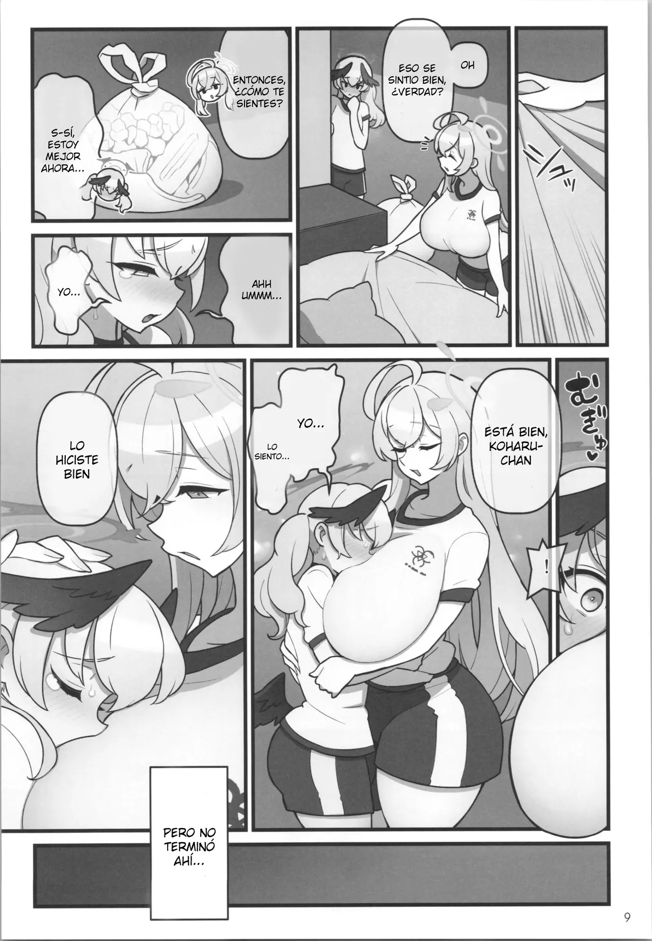 (C103) [Kakuzato-ichi (Kakuzatou)] Koharu Futanaru (Blue Archive) {Spanish} {EbisuTraslade - Winder} image number 10