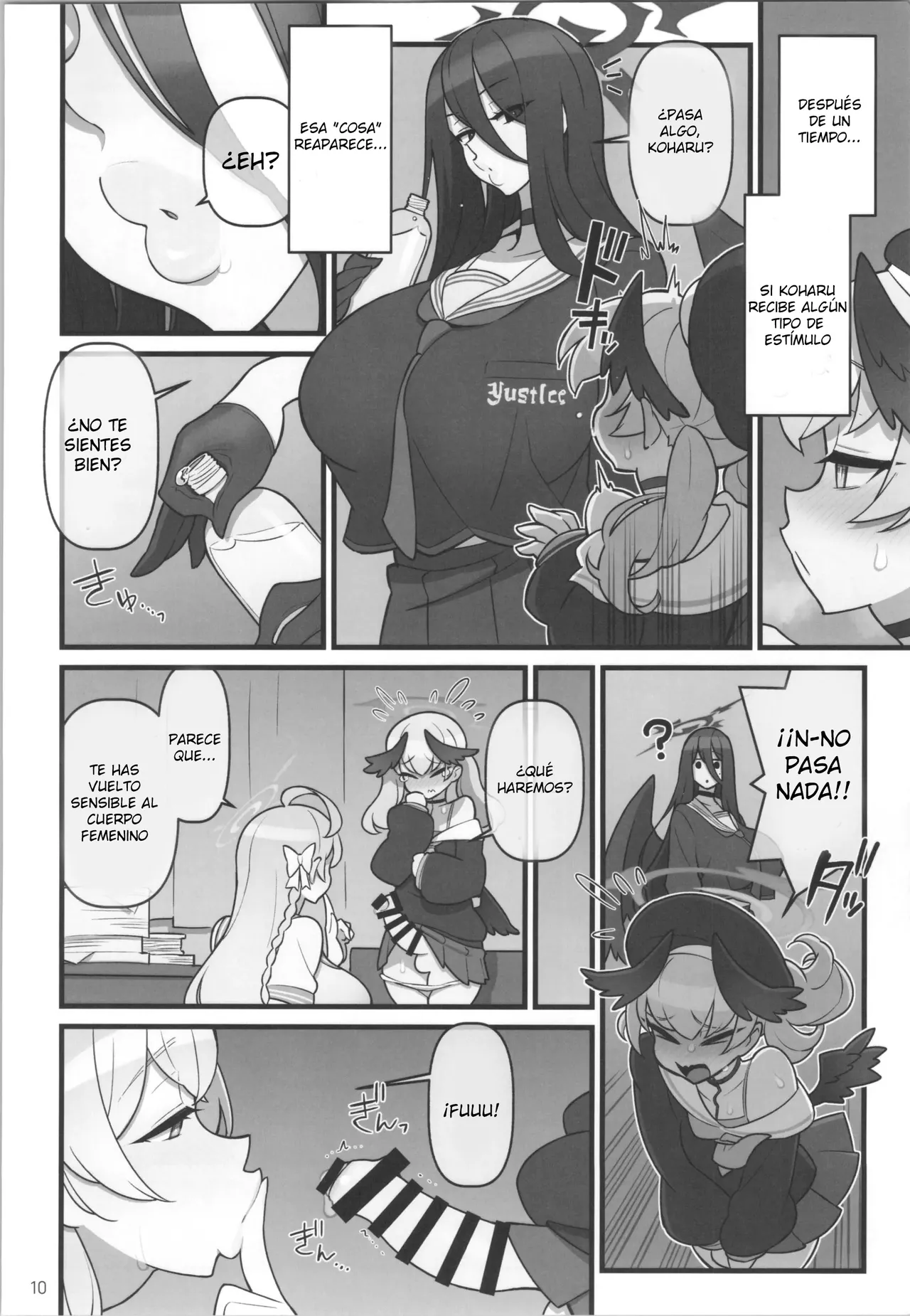 (C103) [Kakuzato-ichi (Kakuzatou)] Koharu Futanaru (Blue Archive) {Spanish} {EbisuTraslade - Winder} image number 11