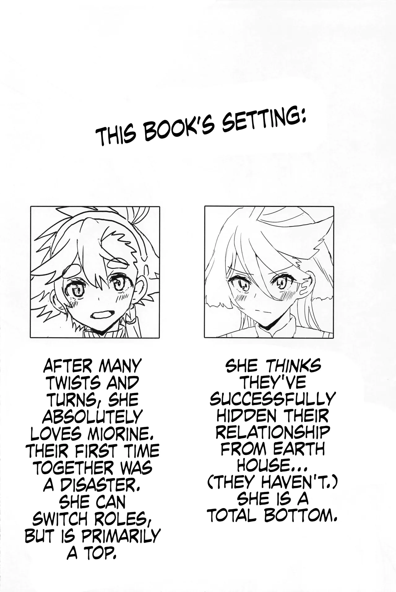 (C101) [tigeregit (Tora)] Hen na Koto Kinshi (Mobile Suit Gundam the Witch from Mercury) | No Intimacy Allowed [English] [Castle TL] image number 3