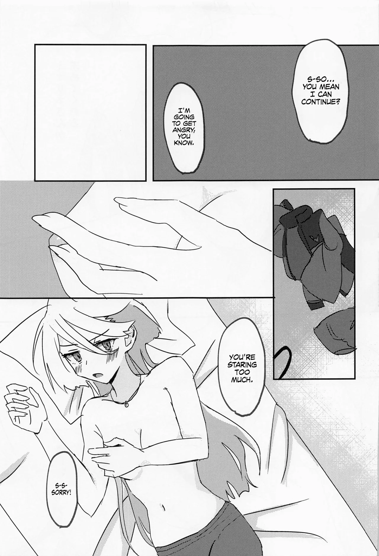 (C101) [tigeregit (Tora)] Hen na Koto Kinshi (Mobile Suit Gundam the Witch from Mercury) | No Intimacy Allowed [English] [Castle TL] image number 12