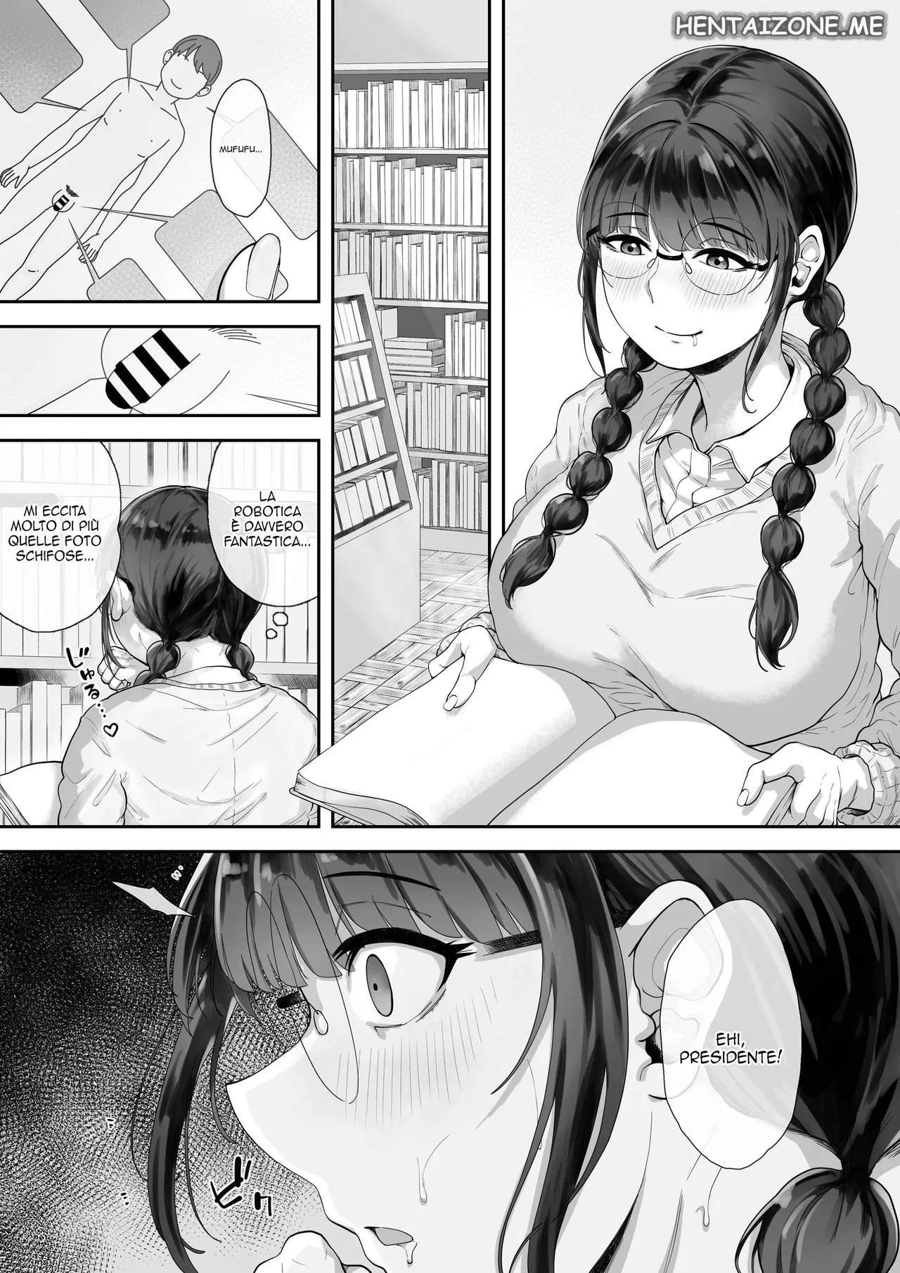 [Trampolines] Kyonyuu no Tosho Iinchou wa Ecchi na Koto ni Kyoumi Shinshin | Dai Libri alla Pratica [Italian] [Decensored] 画像番号 2