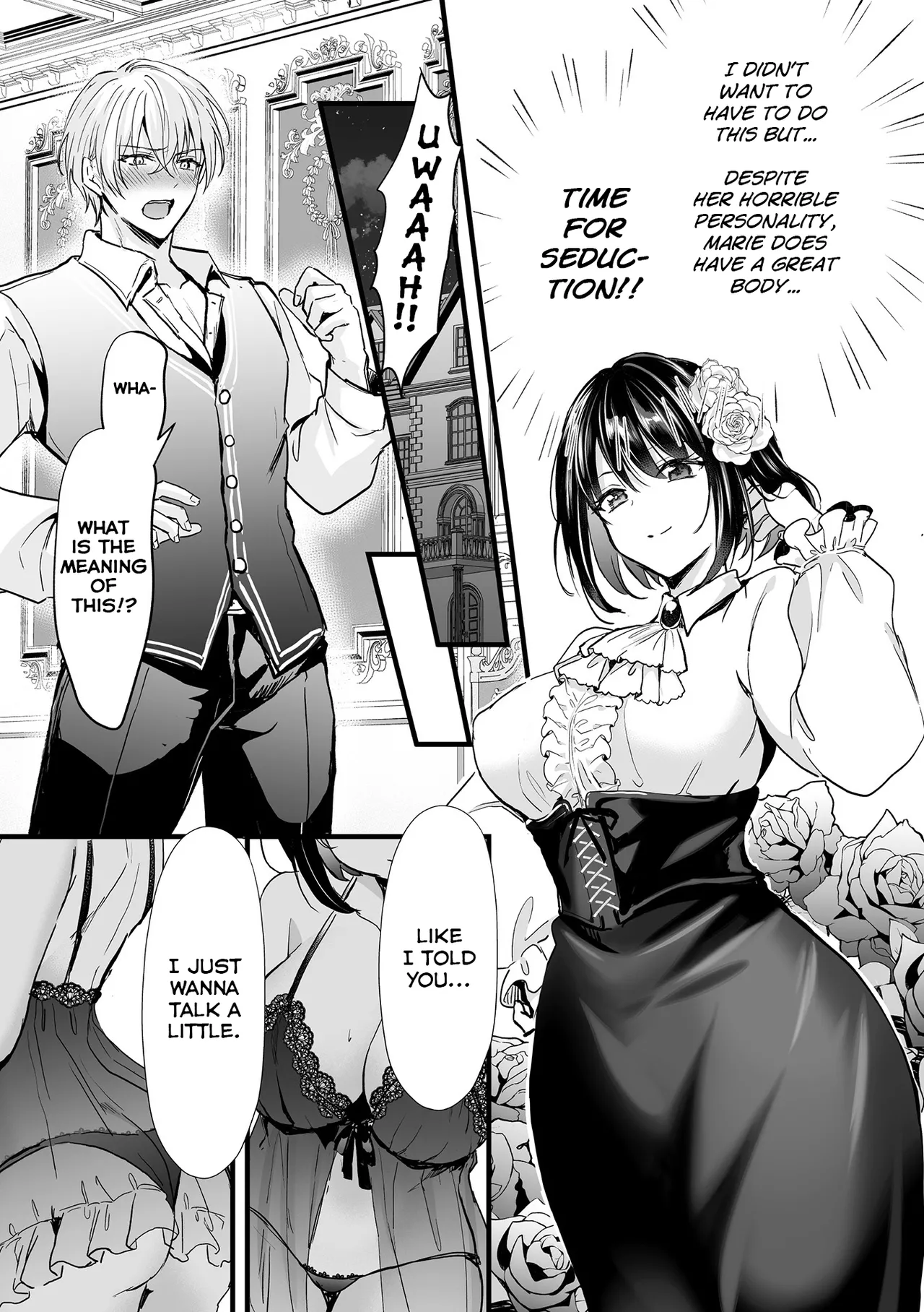 [Aji Pontarou] Akuyaku Reijou ni Natta Ore wa Otouto wo Kanraku Shina Kereba Ikenai | Now That I've Become A Villainess I Must Seduce My Young Brother (Bessatsu Comic Unreal Akuyaku Reijou Hen Digital Ver Vol.1) [English] [Digital] image number 15