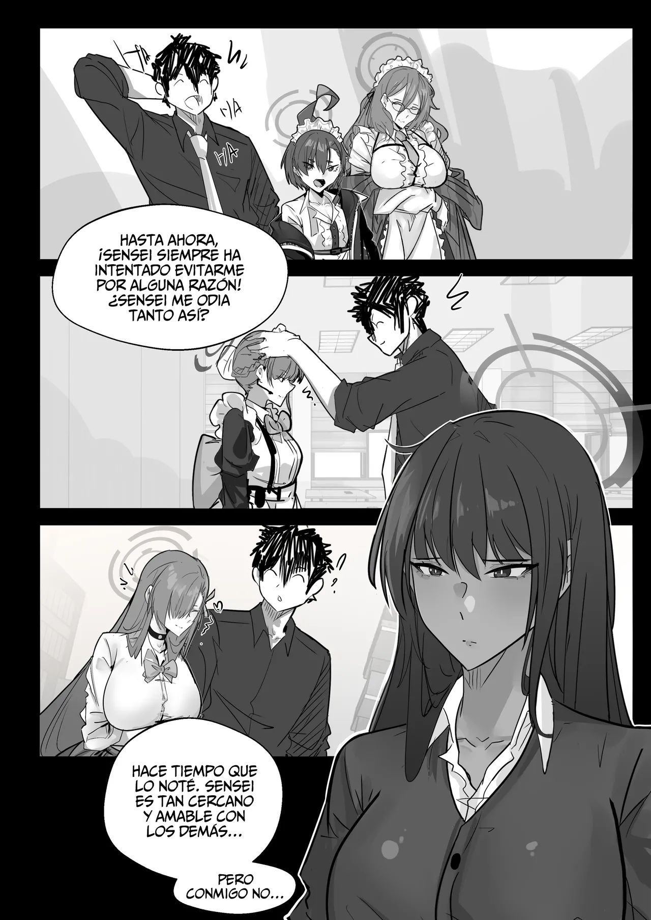 [atheru] Hitam Coklat Manis (Blue Archive) [Spanish] [Mapache Fansub][uncencored] image number 6