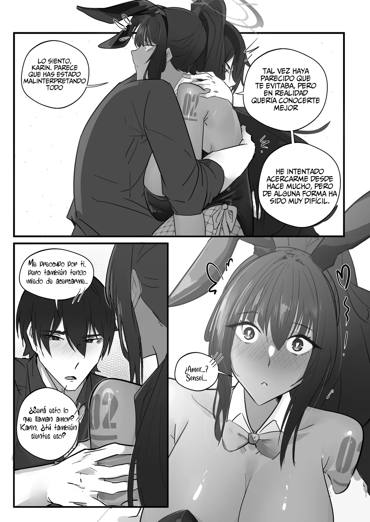 [atheru] Hitam Coklat Manis (Blue Archive) [Spanish] [Mapache Fansub][uncencored] image number 7