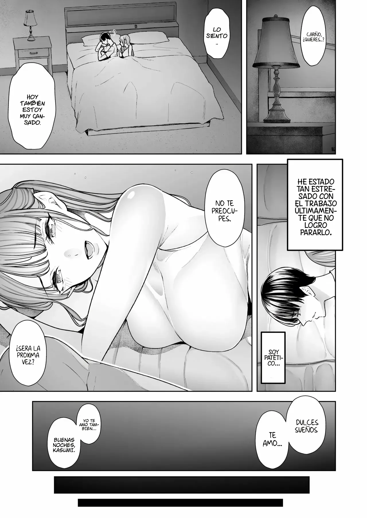 [September (Sanku)] Boku wa Tsuma ga Netorare Nando mo Ikasareru Sugata o Mitsuzuketa｜No Pude Dejar de Mirar cómo Otro Hombre se Cogía a Mi Esposa [Spanish] [World Hentai Scalation] [Decensored] 画像番号 3
