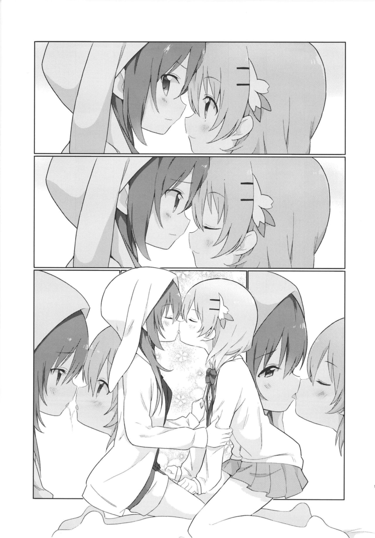 (C93) [vivid_dot (Nanakusa Amane)] KokoRize de Yuri ni Mezameru Hon (Gochuumon wa Usagi desu ka?) [Spanish] [Revolution no Fansub] изображение № 11