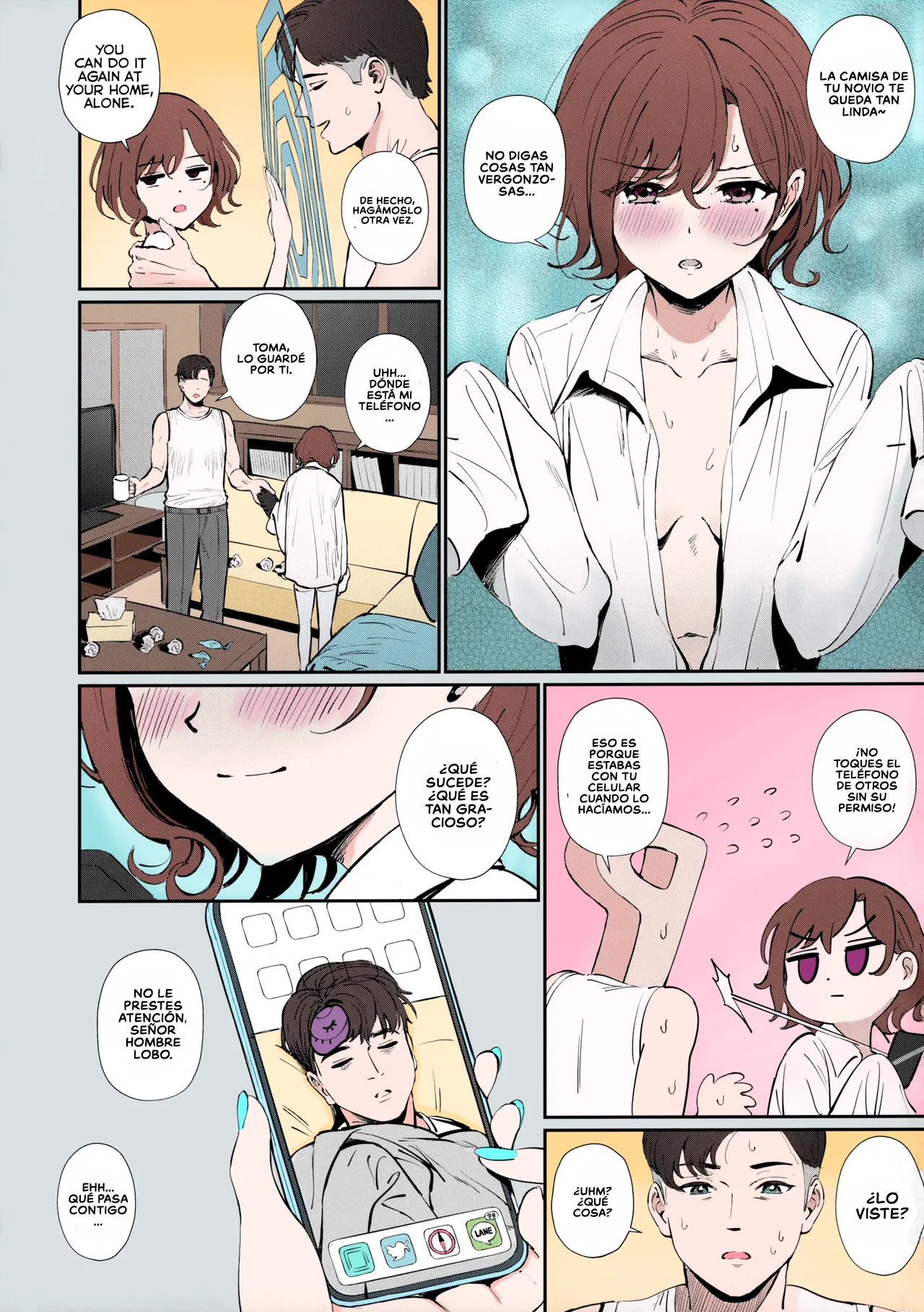 [OrangeMaru (Ame)] Kakushitai Koto｜Lo que Quiero Ocultar (THE iDOLM@STER׃ Shiny Colors) [Spanish] [World Hentai Scalation + Cid El Shadow Scan] image number 20