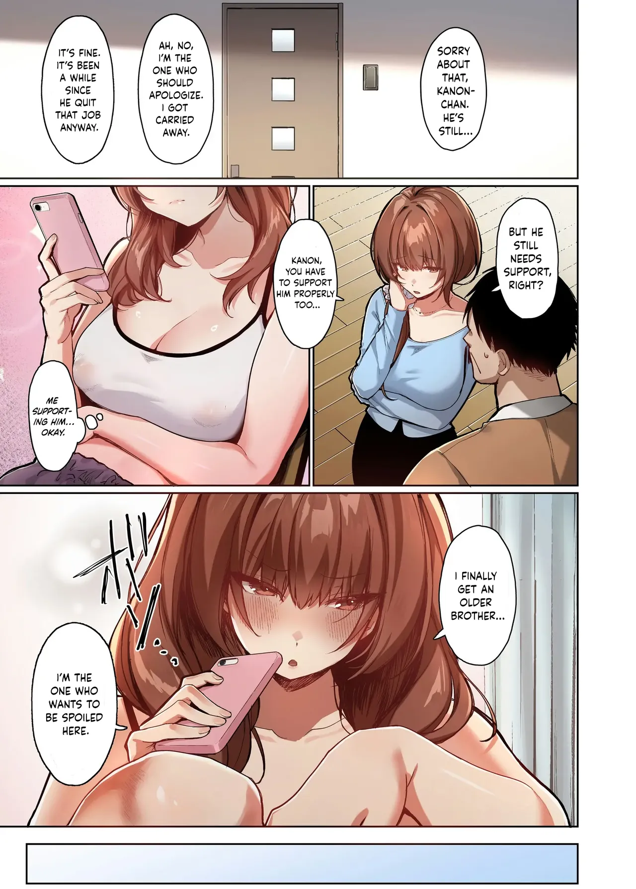 [Seika Kairaku Shoten (Kawasaki)] Kyorikan ga Bagutteru Gimai ga Isshou Icharabu Shitekuru [English] [Kumoku] [Digital] numero di immagine  5