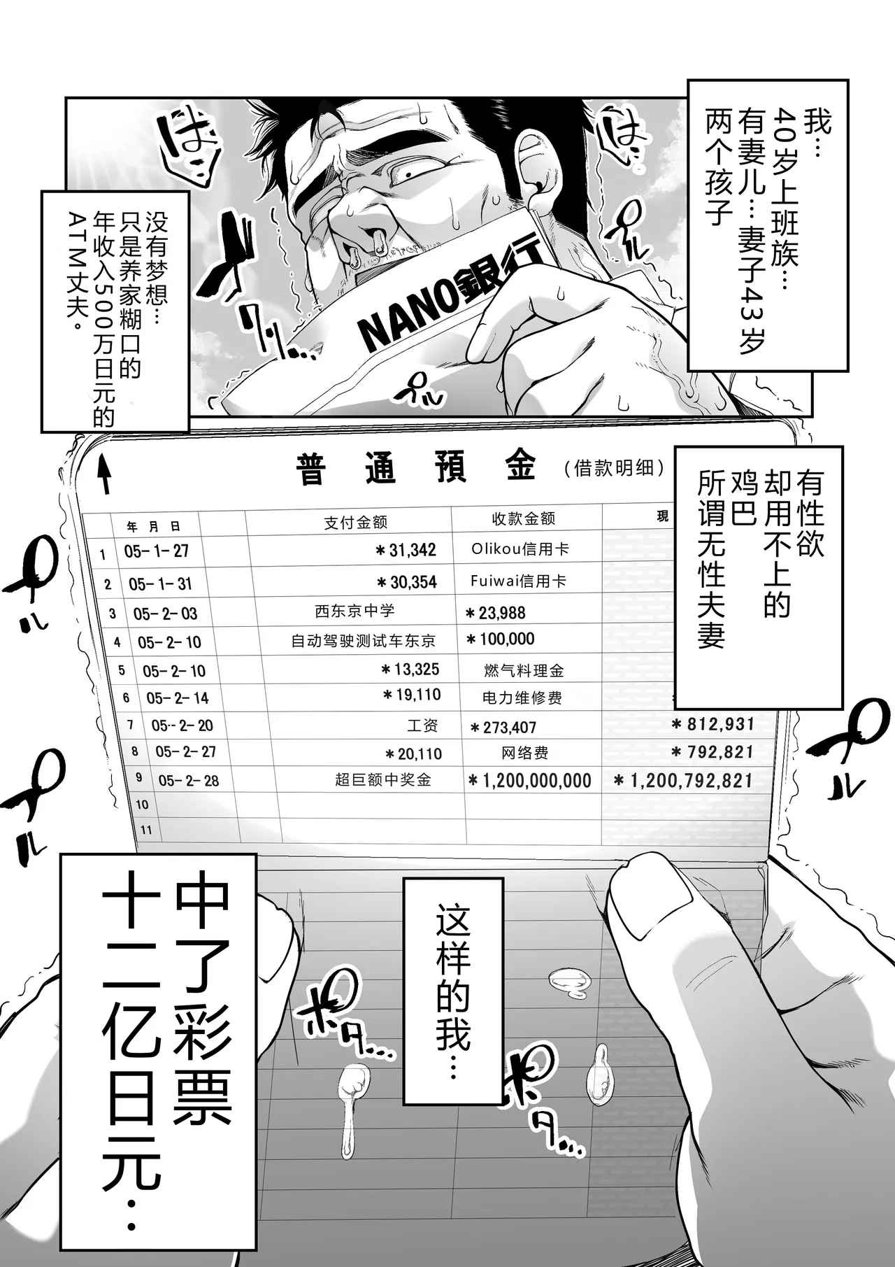 [NanokaH] Takarakuji 12-oku! Tousen! ~Ero ni Zen Toushi shite, Harem Goten Kensetsu!! [Chinese] [XY个人翻译] [Digital] image number 3