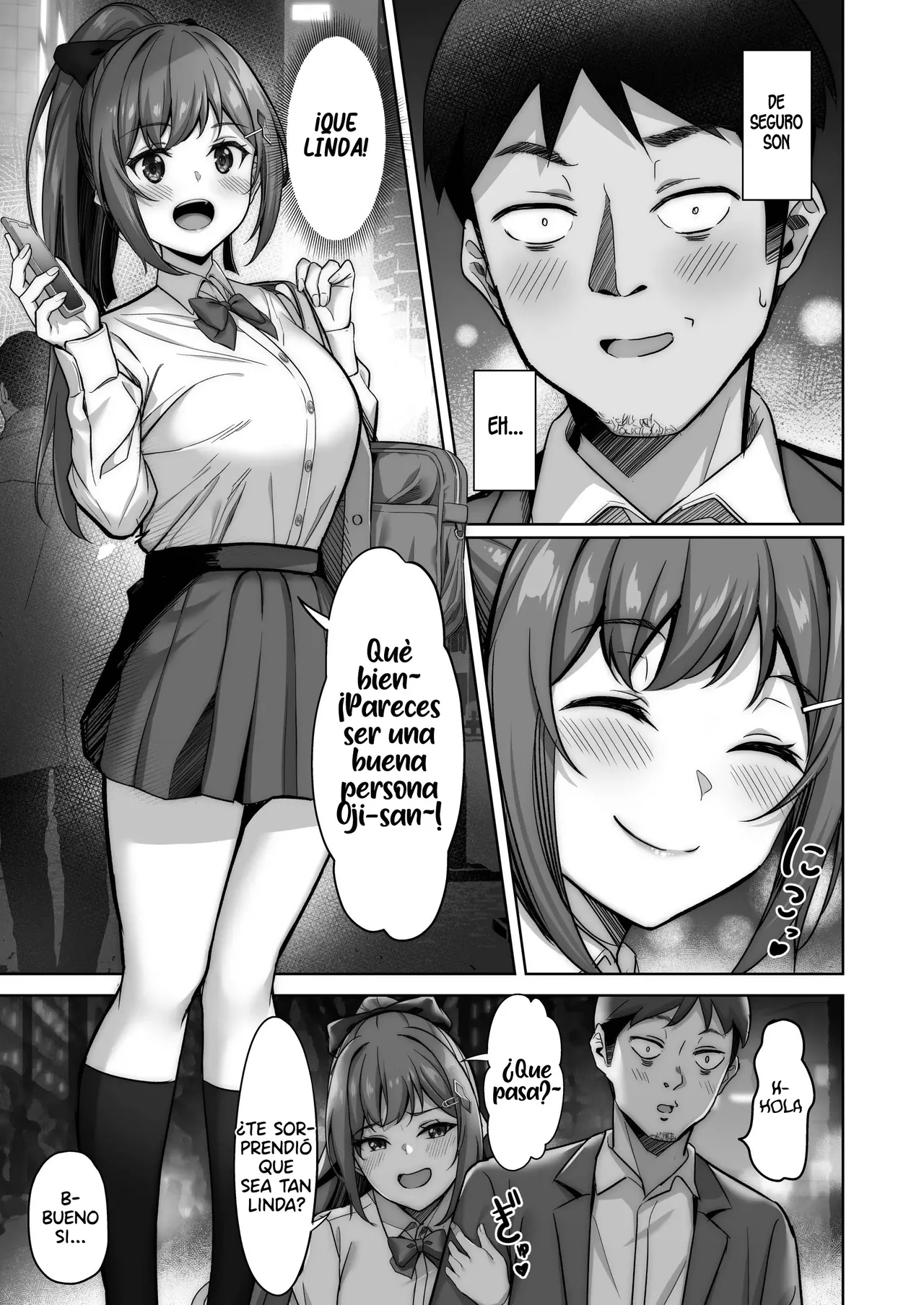 [Jyuu Sensya Usagitai (Takano Tomohiro)] Nonoka-chan no Papakatsu Nikki｜El Diario de Nonoka-chan y Su Sugar Daddy [Spanish] [Uraku Translations] [Decensored] image number 7