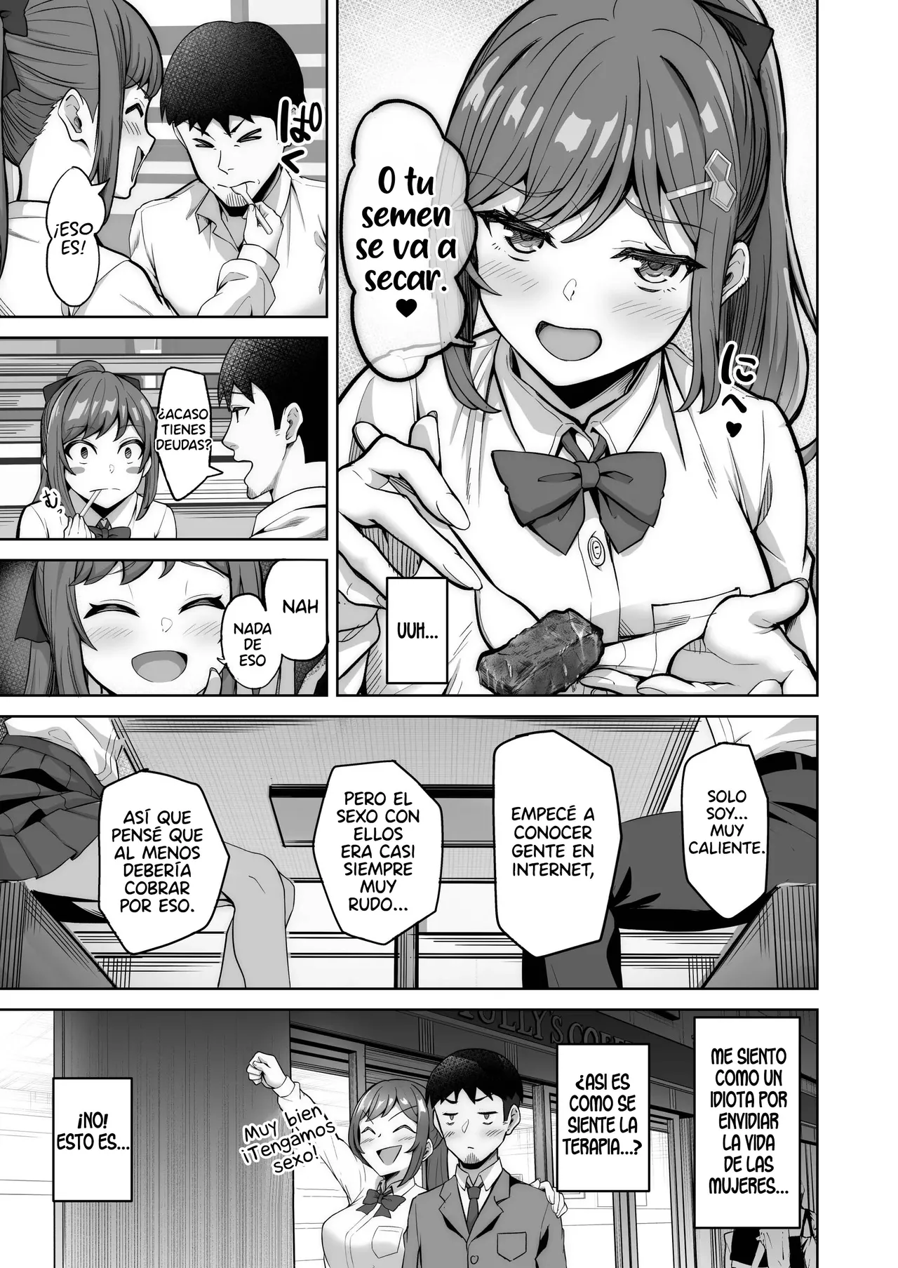 [Jyuu Sensya Usagitai (Takano Tomohiro)] Nonoka-chan no Papakatsu Nikki｜El Diario de Nonoka-chan y Su Sugar Daddy [Spanish] [Uraku Translations] [Decensored] image number 9