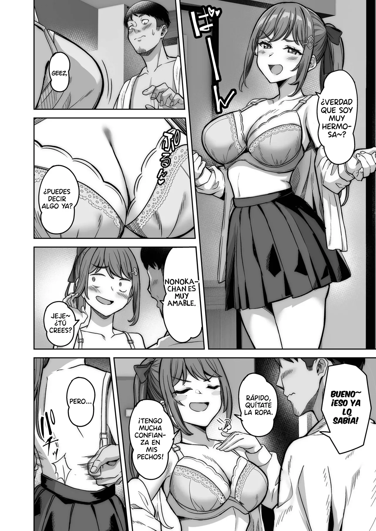 [Jyuu Sensya Usagitai (Takano Tomohiro)] Nonoka-chan no Papakatsu Nikki｜El Diario de Nonoka-chan y Su Sugar Daddy [Spanish] [Uraku Translations] [Decensored] image number 18