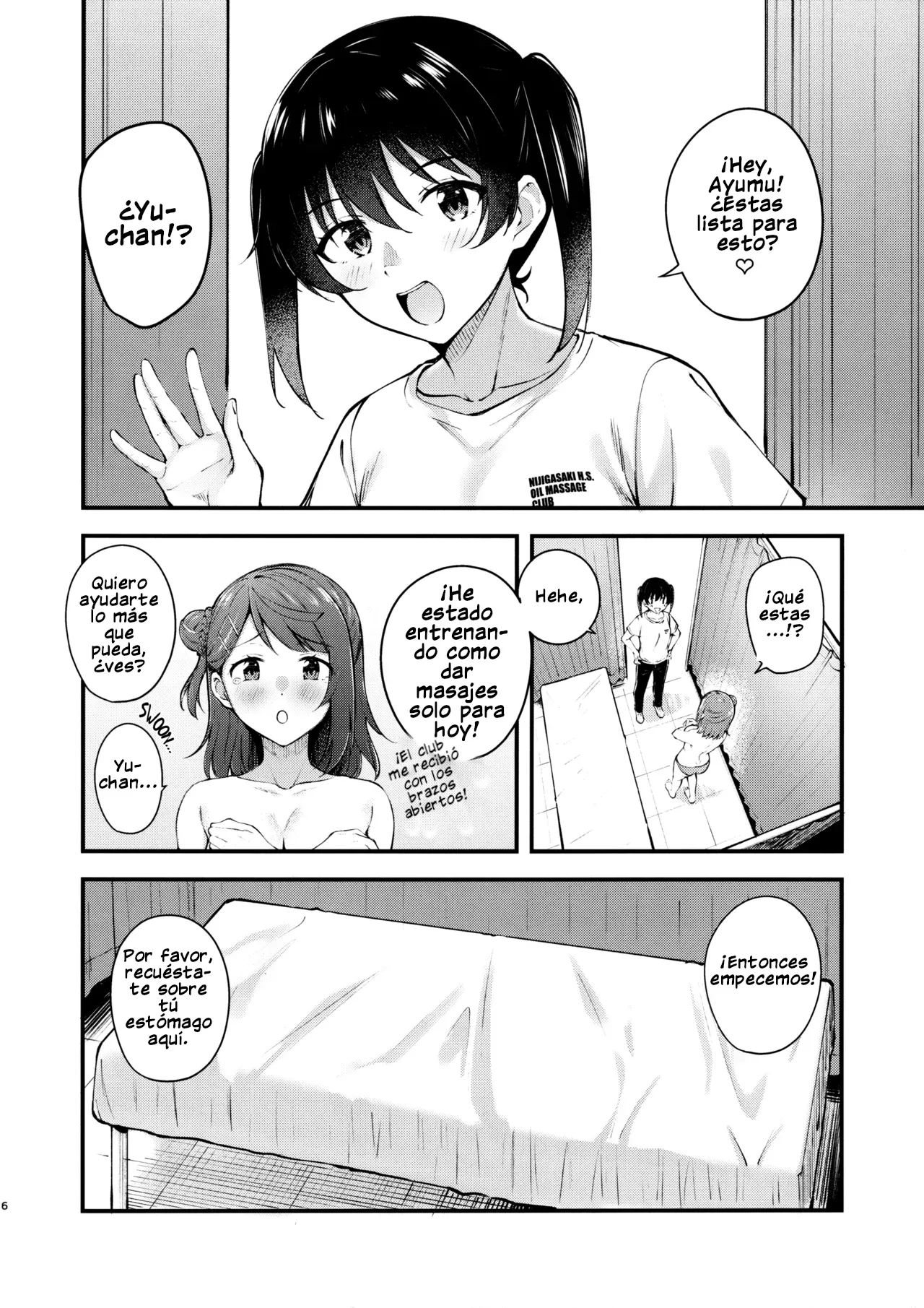 (Bokura no Love Live! 37) [Kitaku Jikan (Kitaku)] Koyoi wa Oil Massage Doukoukai e (Love Live! Nijigasaki High School Idol Club) [Spanish] 图片编号 5