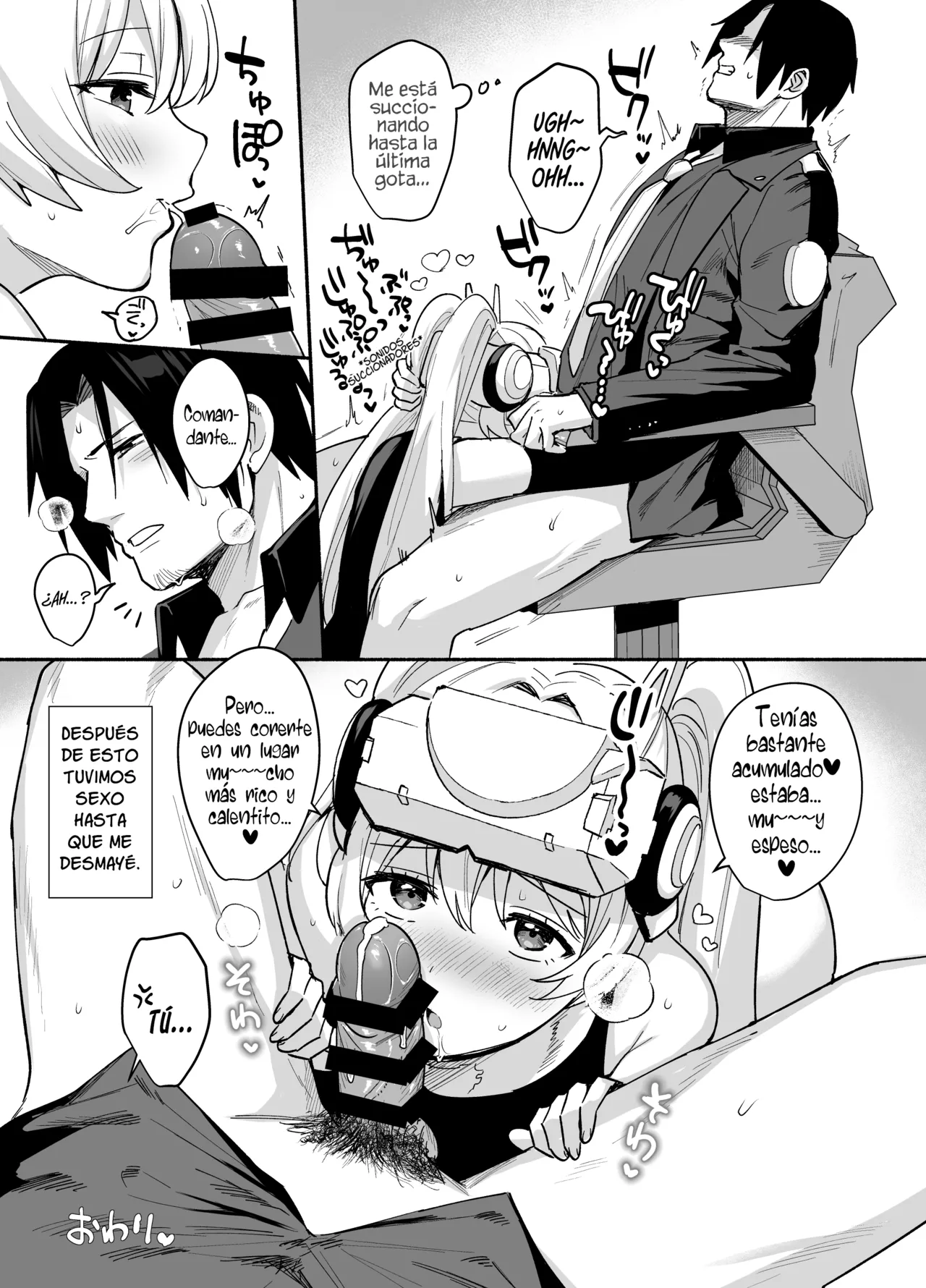 [AMAM (Sub Arare)] Shikikan-san to Ryousangata-chan no Ecchi na Yatsu Matome. +α (Goddess of Victory: Nikke) [Spanish] [Mapache Fansub] [Digital] изображение № 16