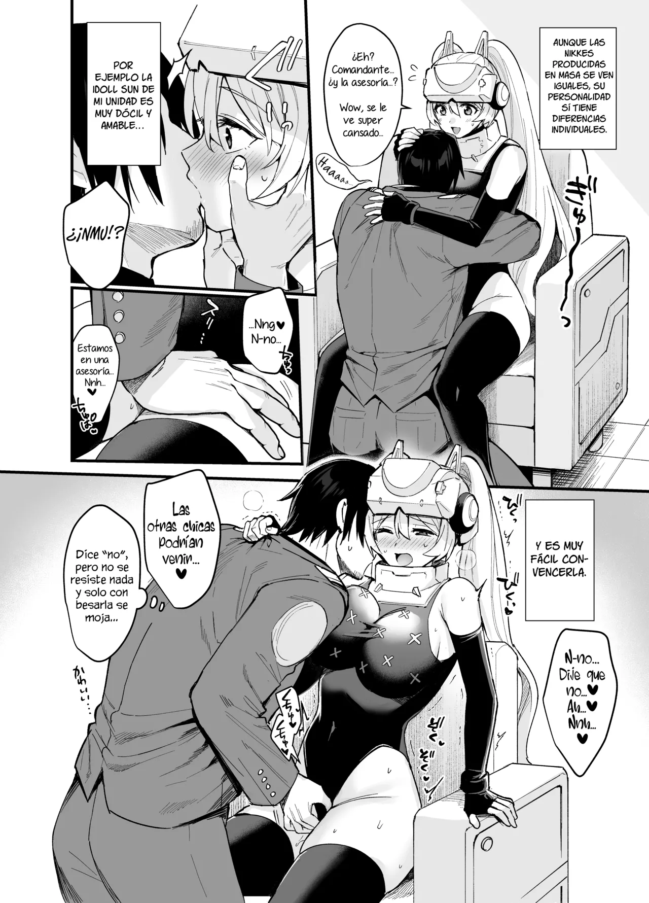 [AMAM (Sub Arare)] Shikikan-san to Ryousangata-chan no Ecchi na Yatsu Matome. +α (Goddess of Victory: Nikke) [Spanish] [Mapache Fansub] [Digital] изображение № 25