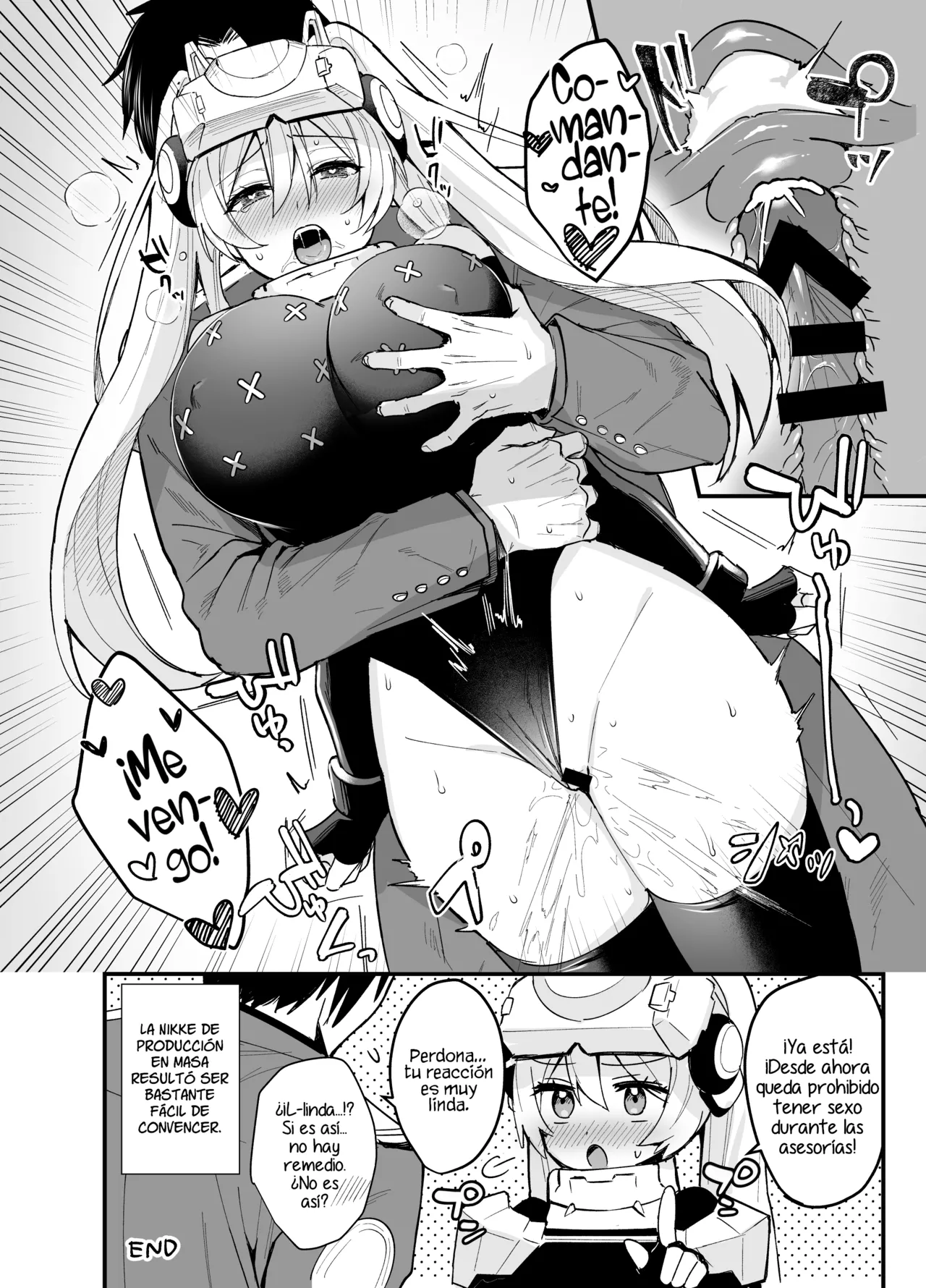 [AMAM (Sub Arare)] Shikikan-san to Ryousangata-chan no Ecchi na Yatsu Matome. +α (Goddess of Victory: Nikke) [Spanish] [Mapache Fansub] [Digital] изображение № 27