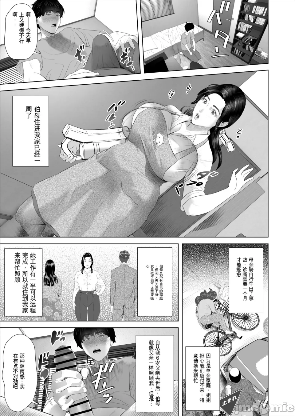[xixi机翻][灰同 (灰司)]白薔薇伯母さんの秘めた、、、 エロ下着編 image number 5