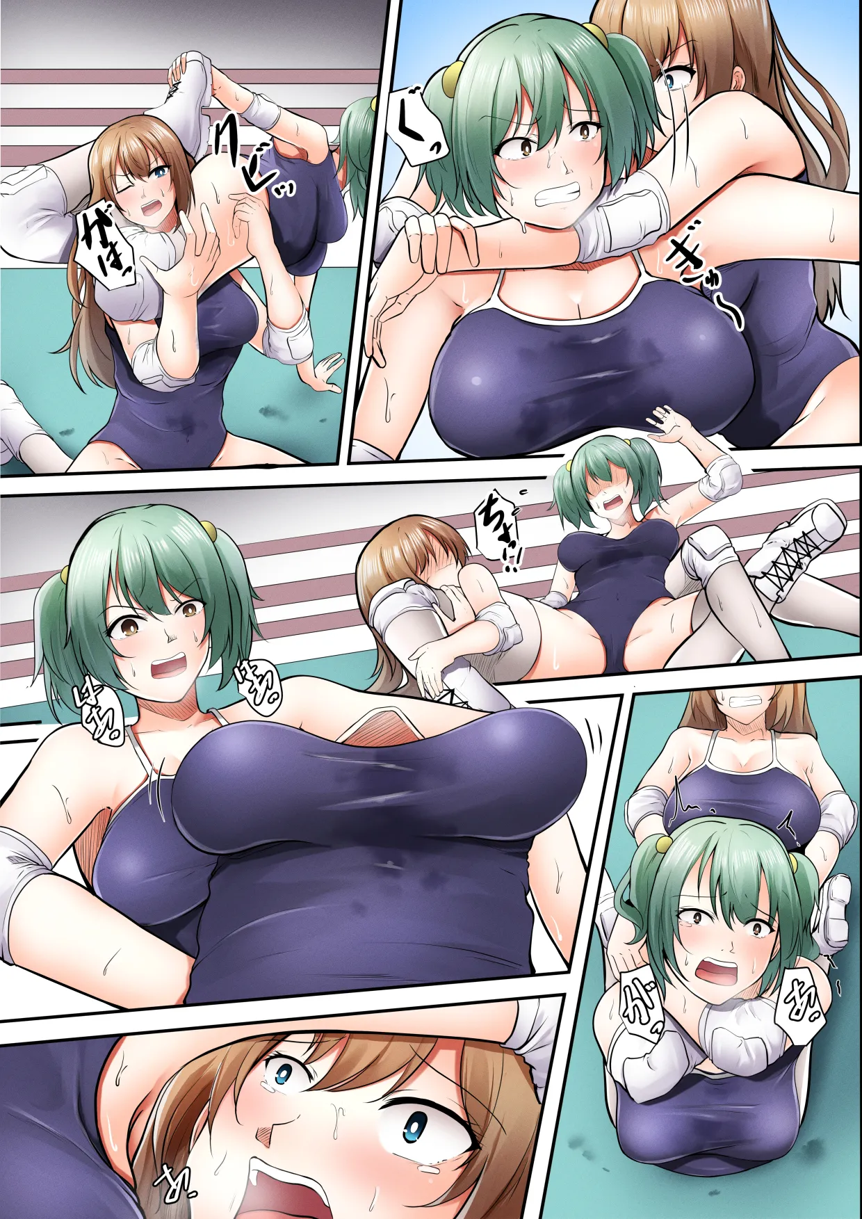 学校で女子プロレス! 全員失神失禁 むちむちJKマッチ編 image number 10