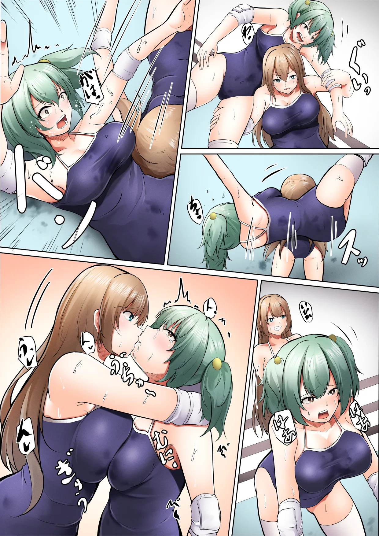 学校で女子プロレス! 全員失神失禁 むちむちJKマッチ編 image number 11